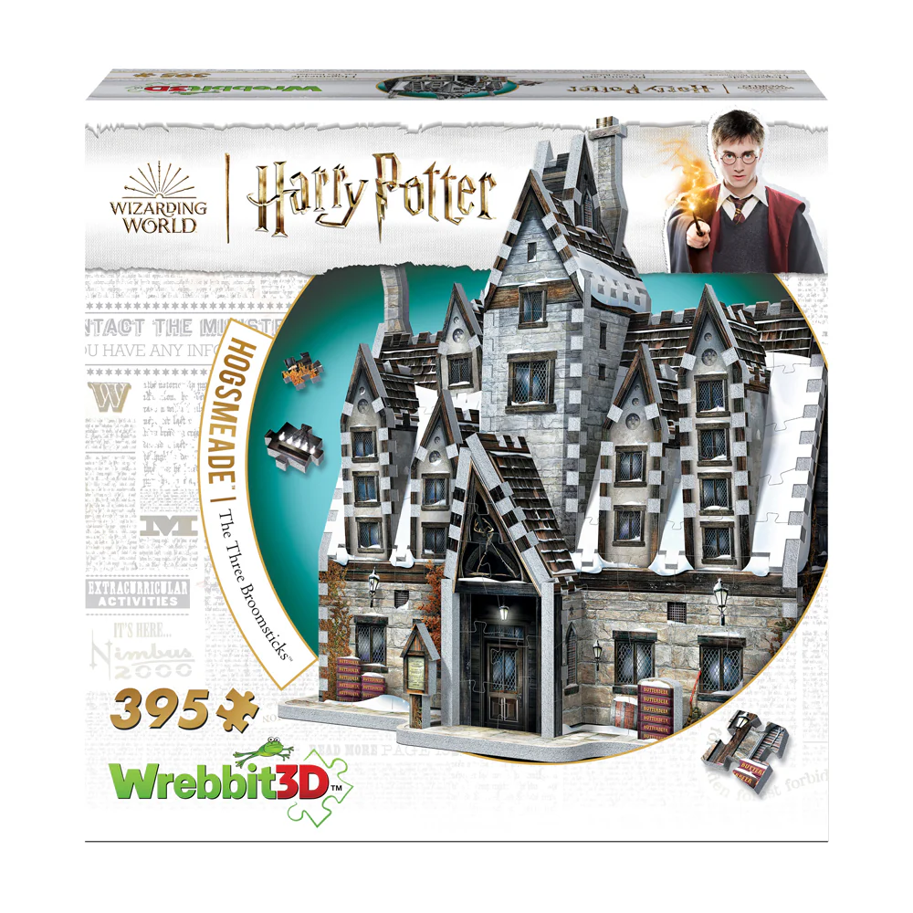 Wrebbit Harry Potter Hogsmeade The Three Broomsticks 3D Puzzle - 395 Pieces - Image 2