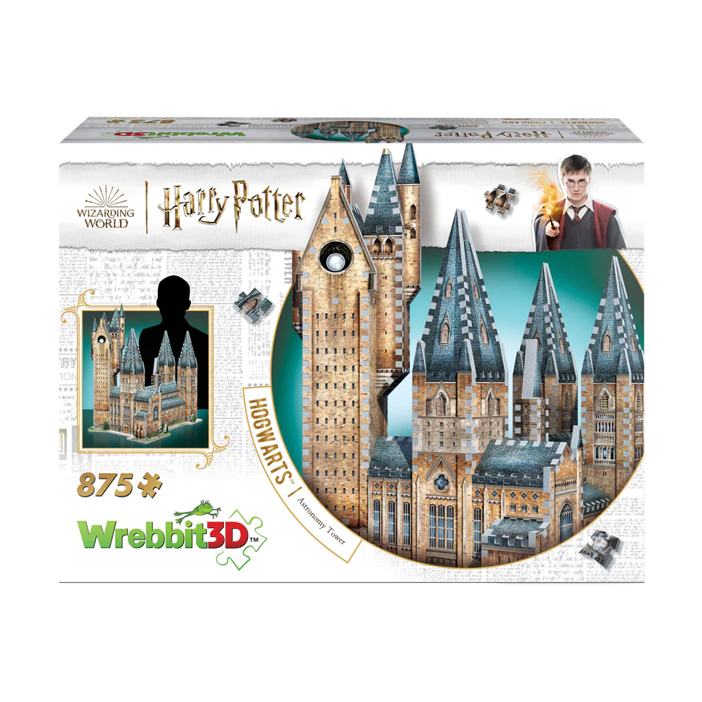 Wrebbit Harry Potter Hogwarts Astronomy Tower 3D Puzzle - 875 Pieces - Image 2