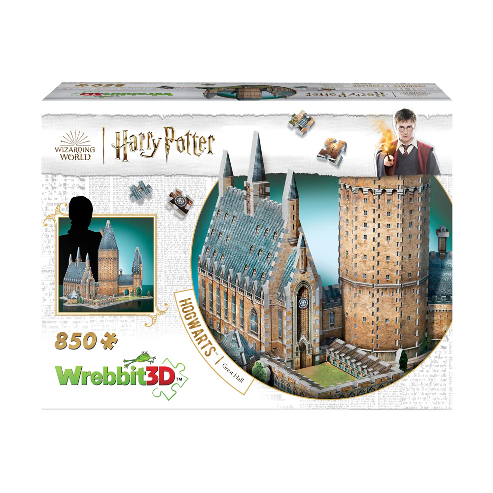 Wrebbit Harry Potter Hogwarts Great Hall 3D Puzzle - 850 Pieces - Image 2