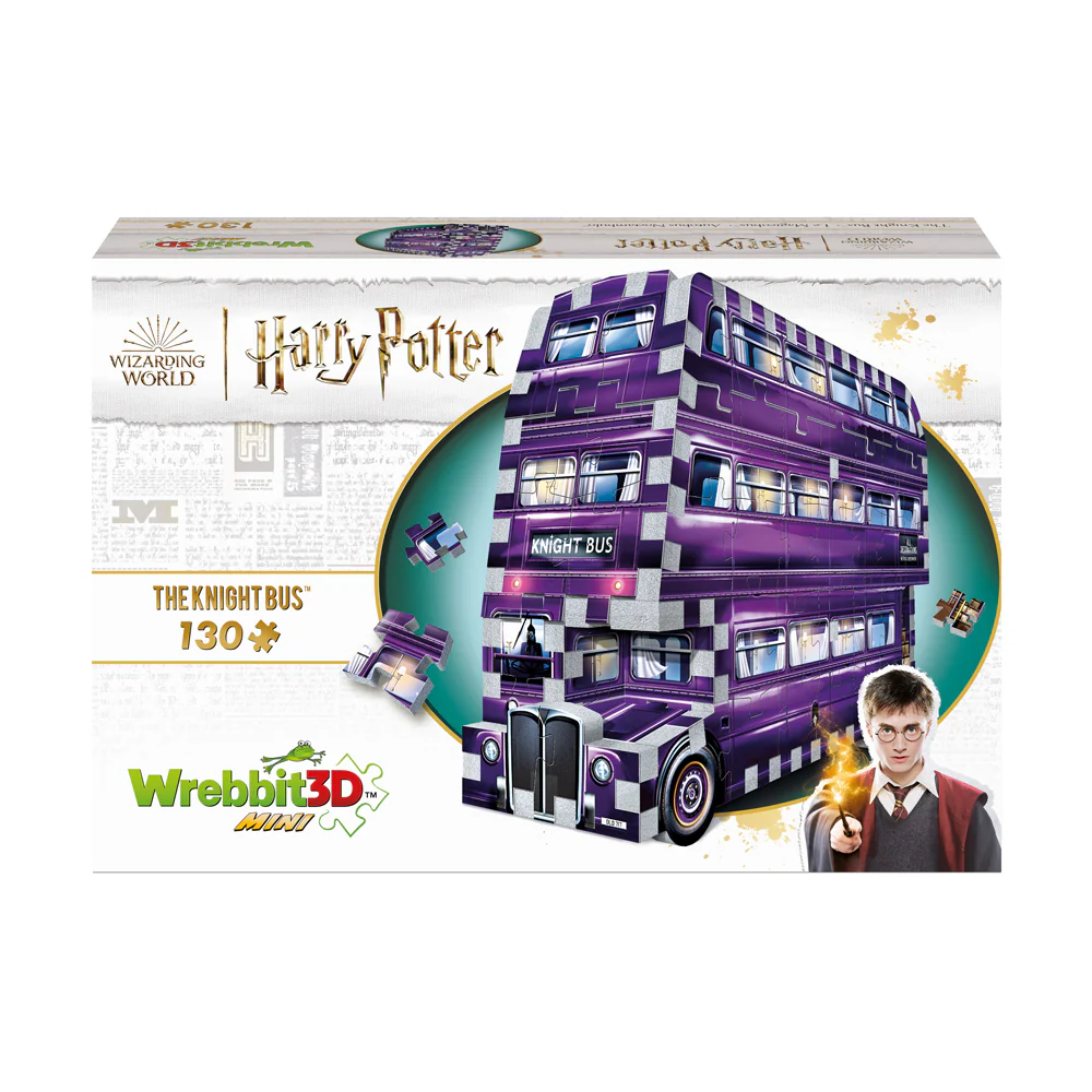 Wrebbit Harry Potter Knight Bus 3D Puzzle - 130 pcs - Image 2
