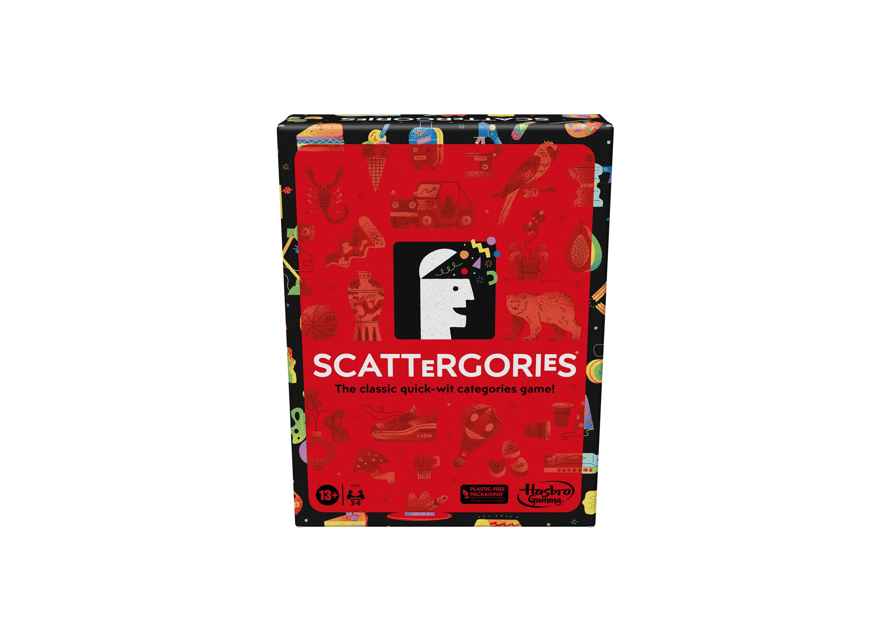 Hasbro Scattergories Classic Fast-Thinking Board Game