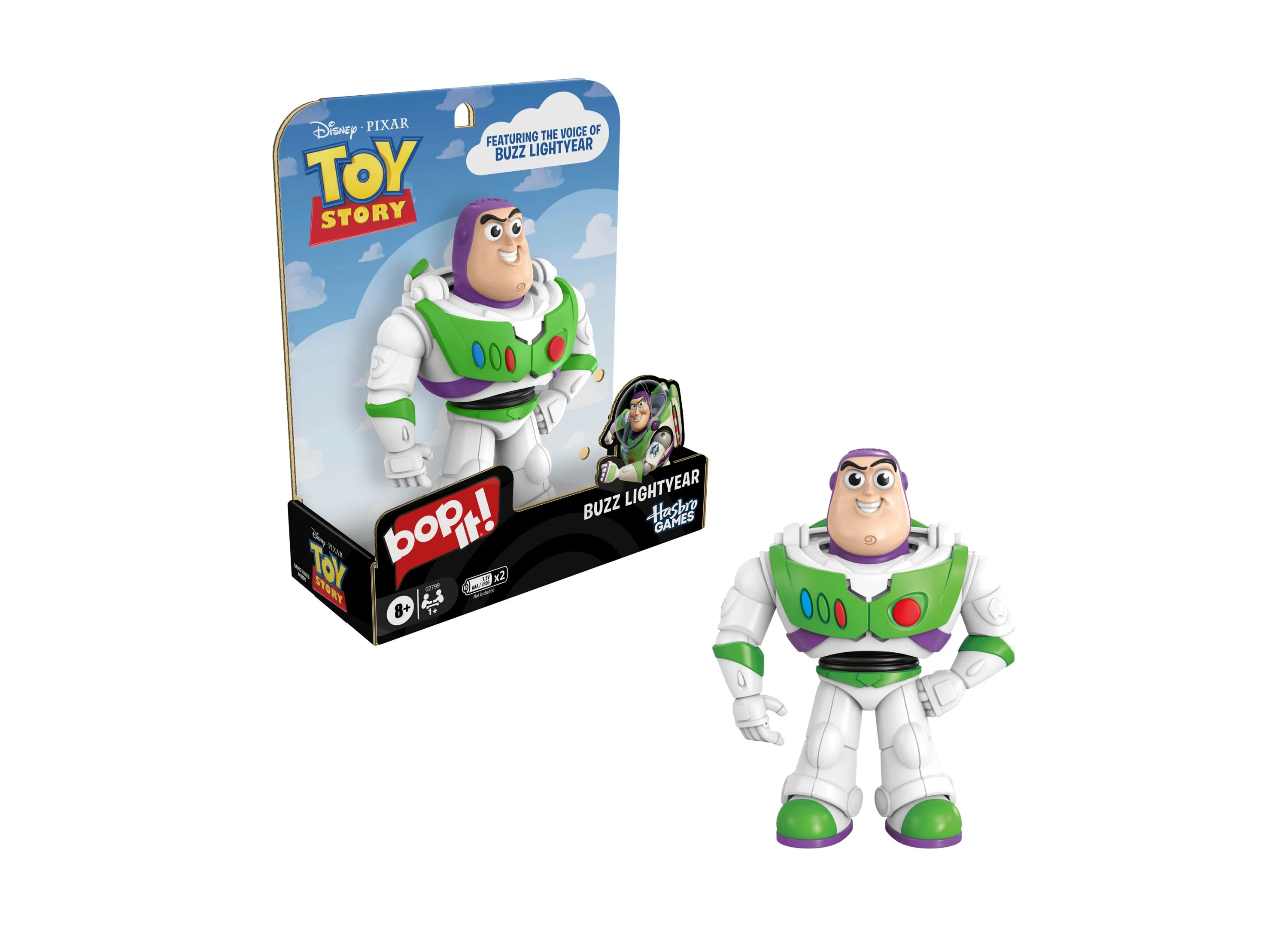 Hasbro Gaming Bop It Disney Pixar Buzz Lightyear Edition Handheld Game - Image 6
