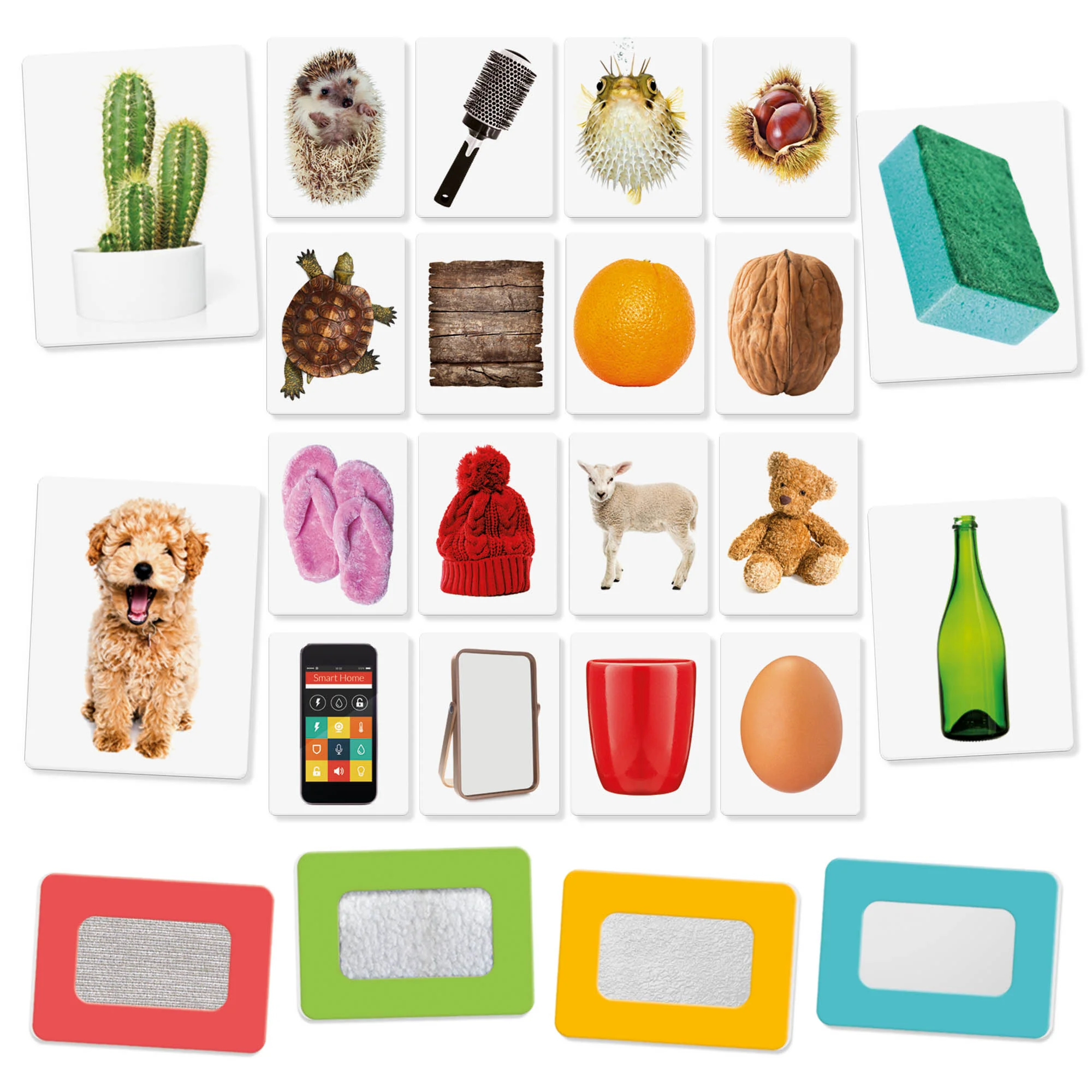 Headu Montessori Touch & Feel Flashcards - Sensory Exploration Toy - Image 2