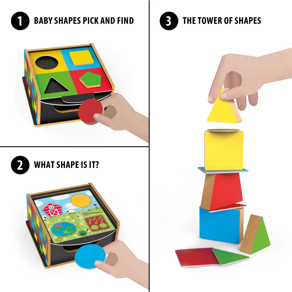 Headu Sensory Lab Montessori - Educational Shape Sorter - Image 4