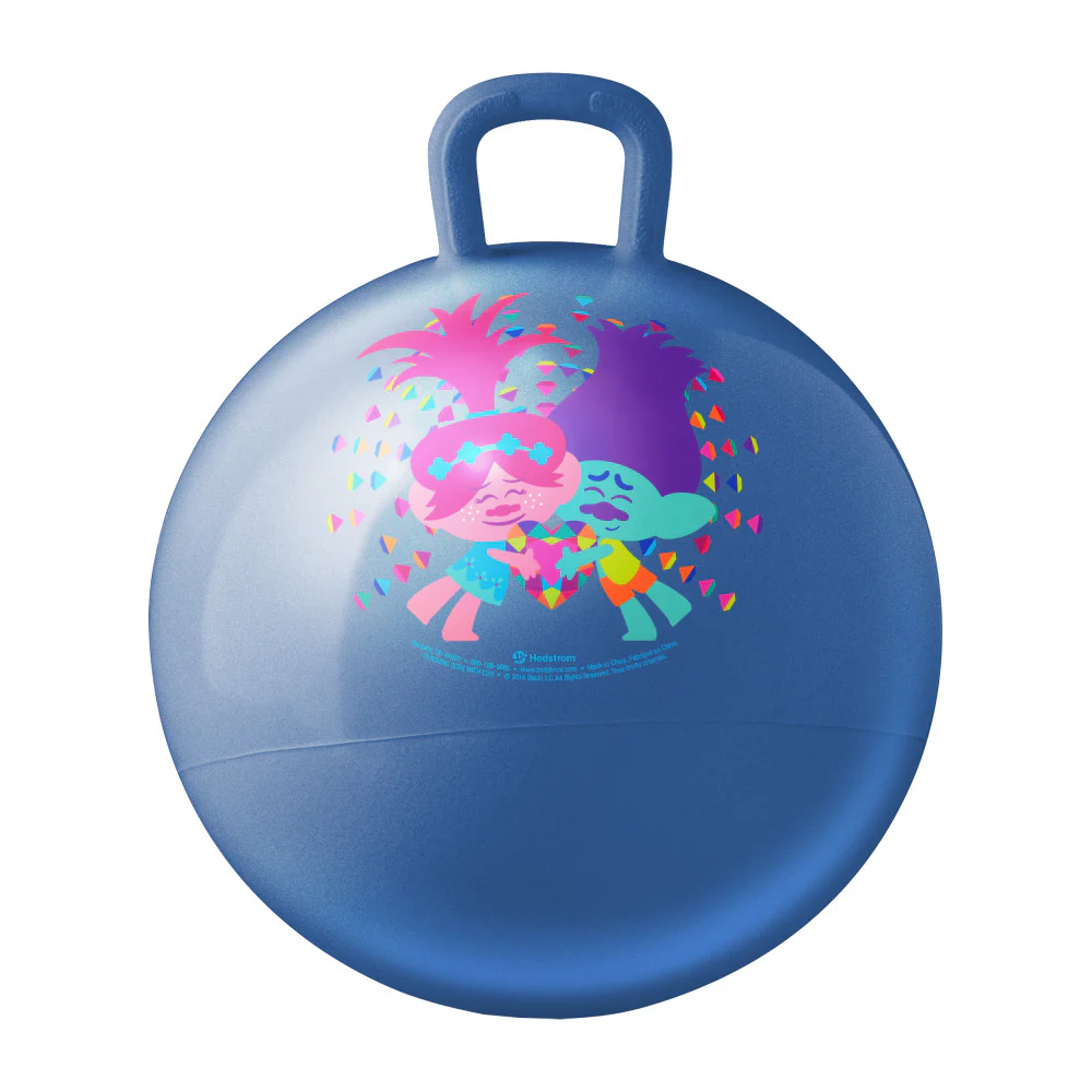 Hedstrom Trolls-Themed 15-Inch Inflatable Hopper Ball