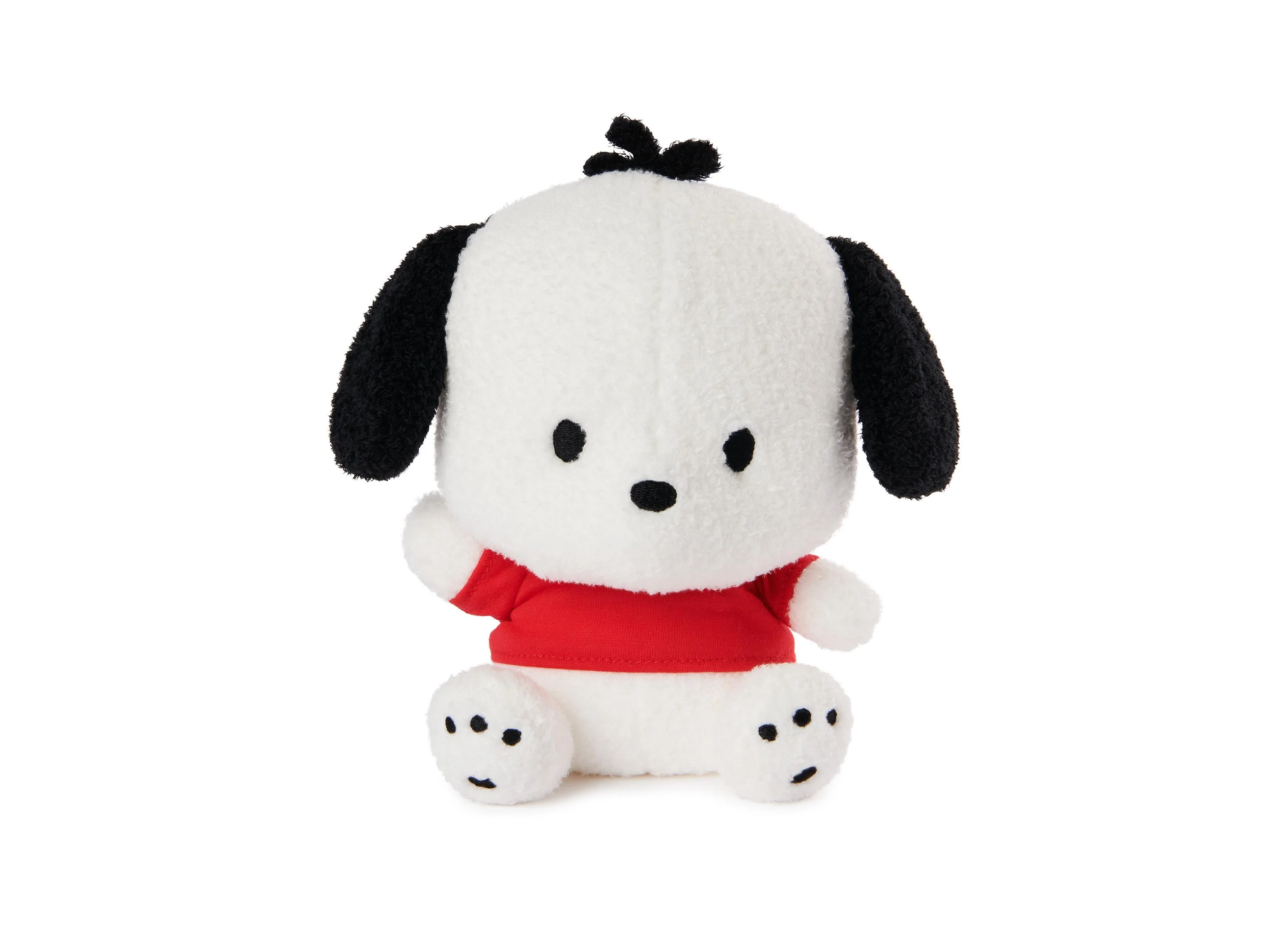 GUND Sanrio Hello Kitty 6 inch Pochacco Plush - White and Black Puppy Stuffed Animal - Image 3