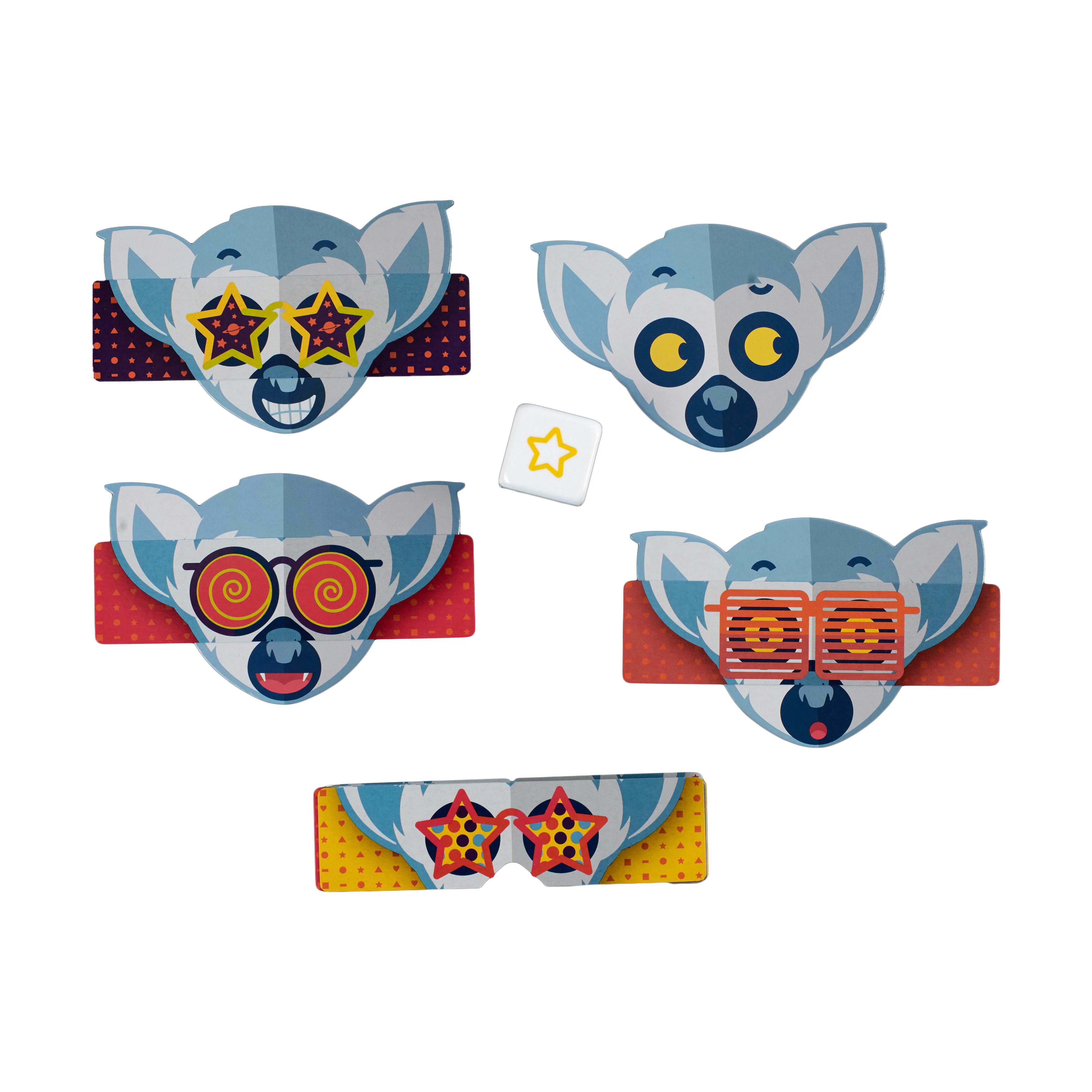 Lovable Lemurs Hey! Those Are My Glasses Shape-Matching Game - Image 4