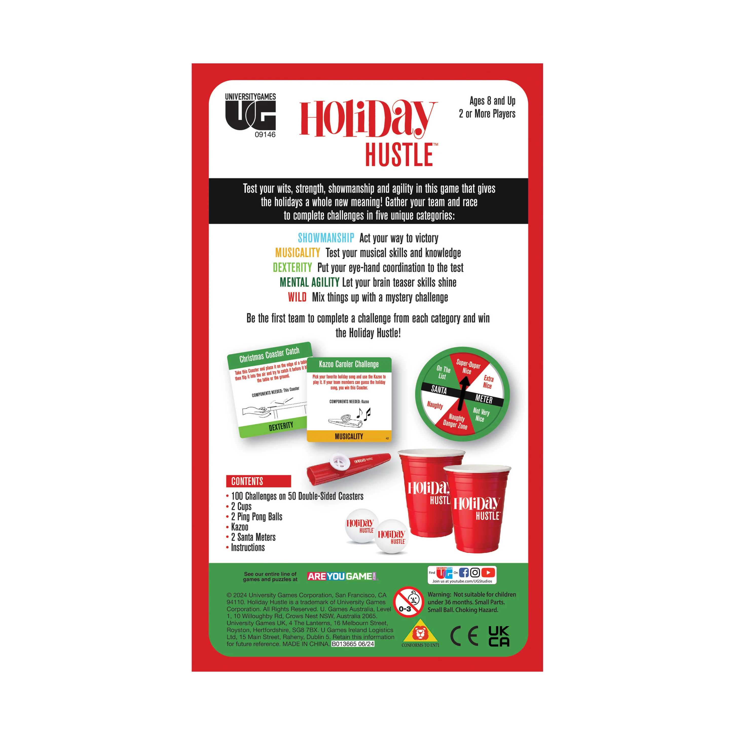 Holiday Hustle Family Party Game - Festive Minute-to-Win-It Challenges - Image 3