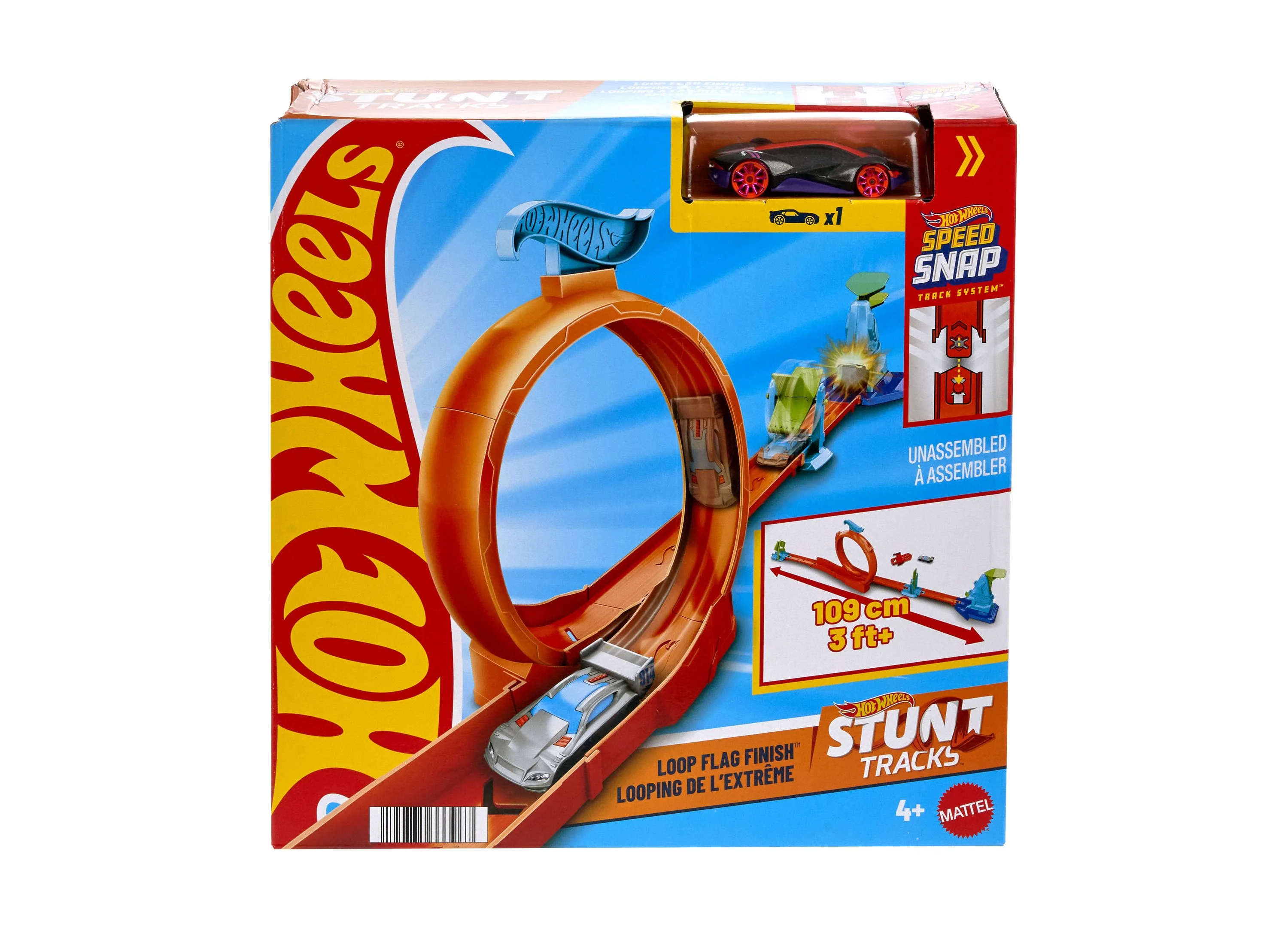 Hot Wheels Champion Track Set With Loop And Jump Challenges - Image 5