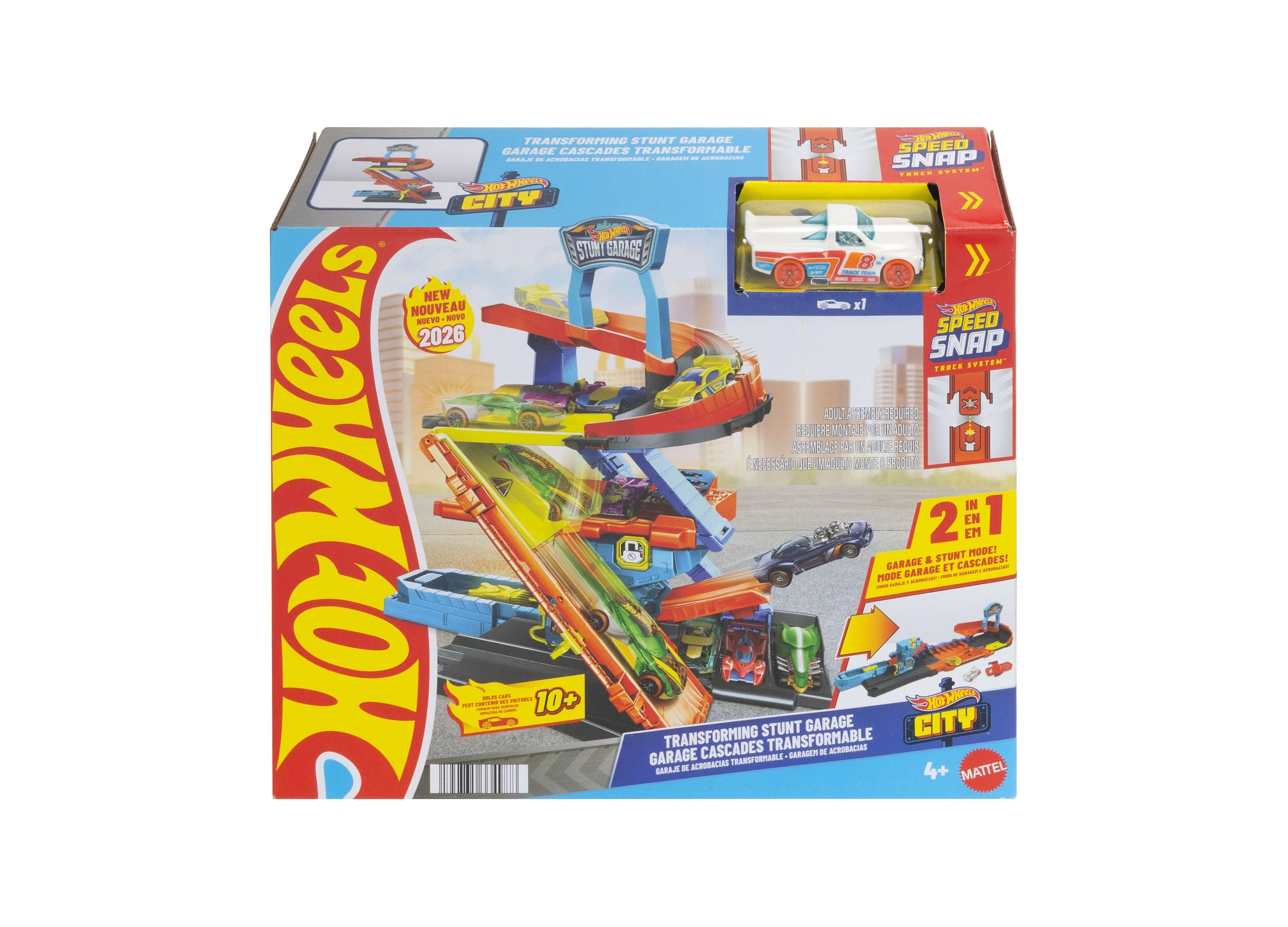 Hot Wheels City Transforming Stunt Garage Playset - Image 2