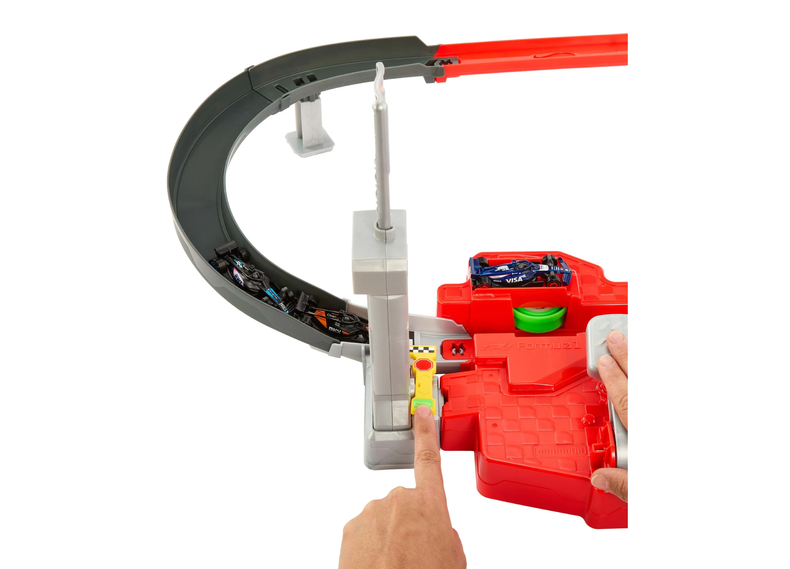 Hot Wheels 1:64 Racing Formula 1 Sprint Race Circuit Track Set with Die-Cast Cars - Image 3