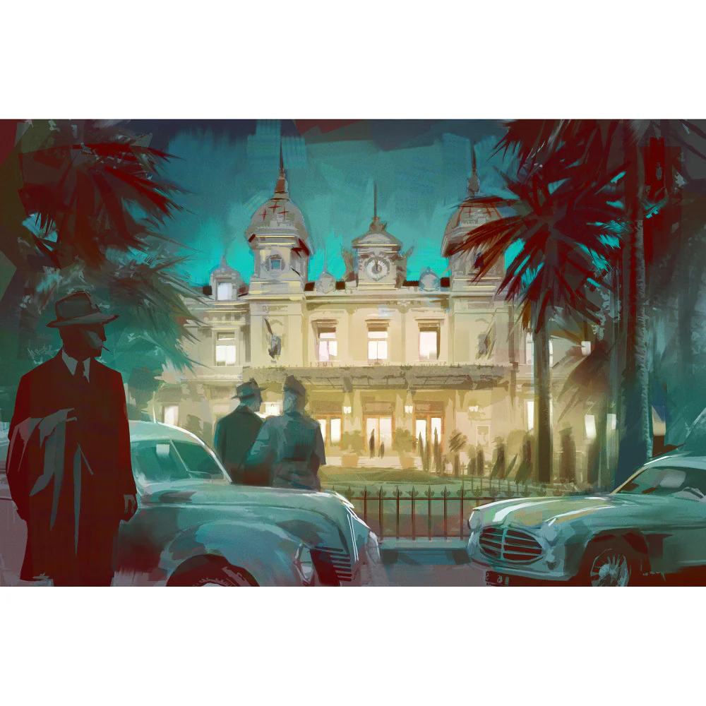 IELLO Guilty: Monaco 1955 Cooperative Deduction Board Game - Image 6