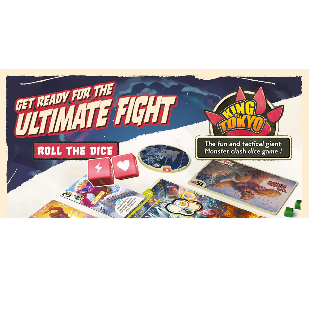 IELLO King of Tokyo: Duel - Epic Monster Showdown Board Game - Image 4