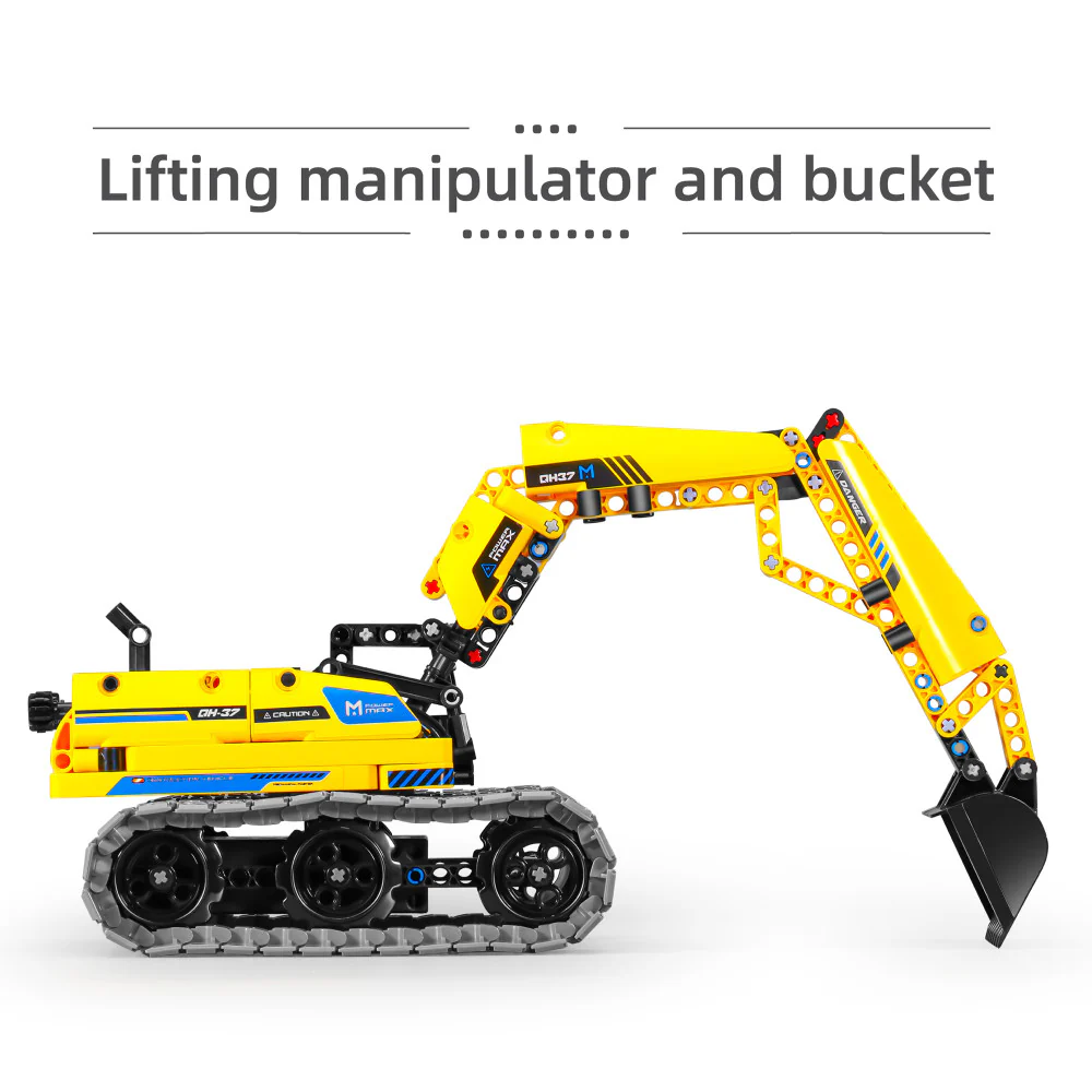 iM.Master STEM Academy: Mechanical Master R/C Excavator 3-In-1 Building Set - Image 5