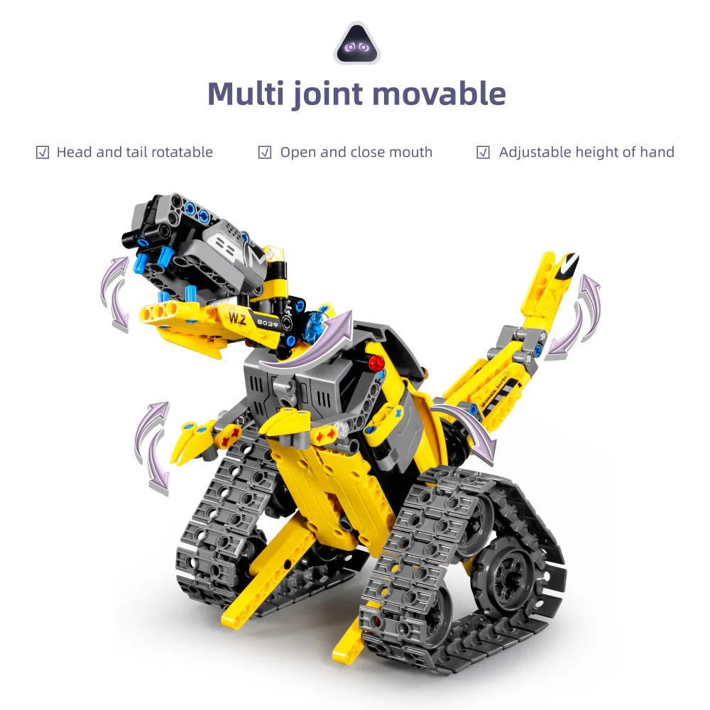 iM.Master STEM Academy: Transformative R/C 3-In-1 Robot Dinosaur - 430pcs - Image 5