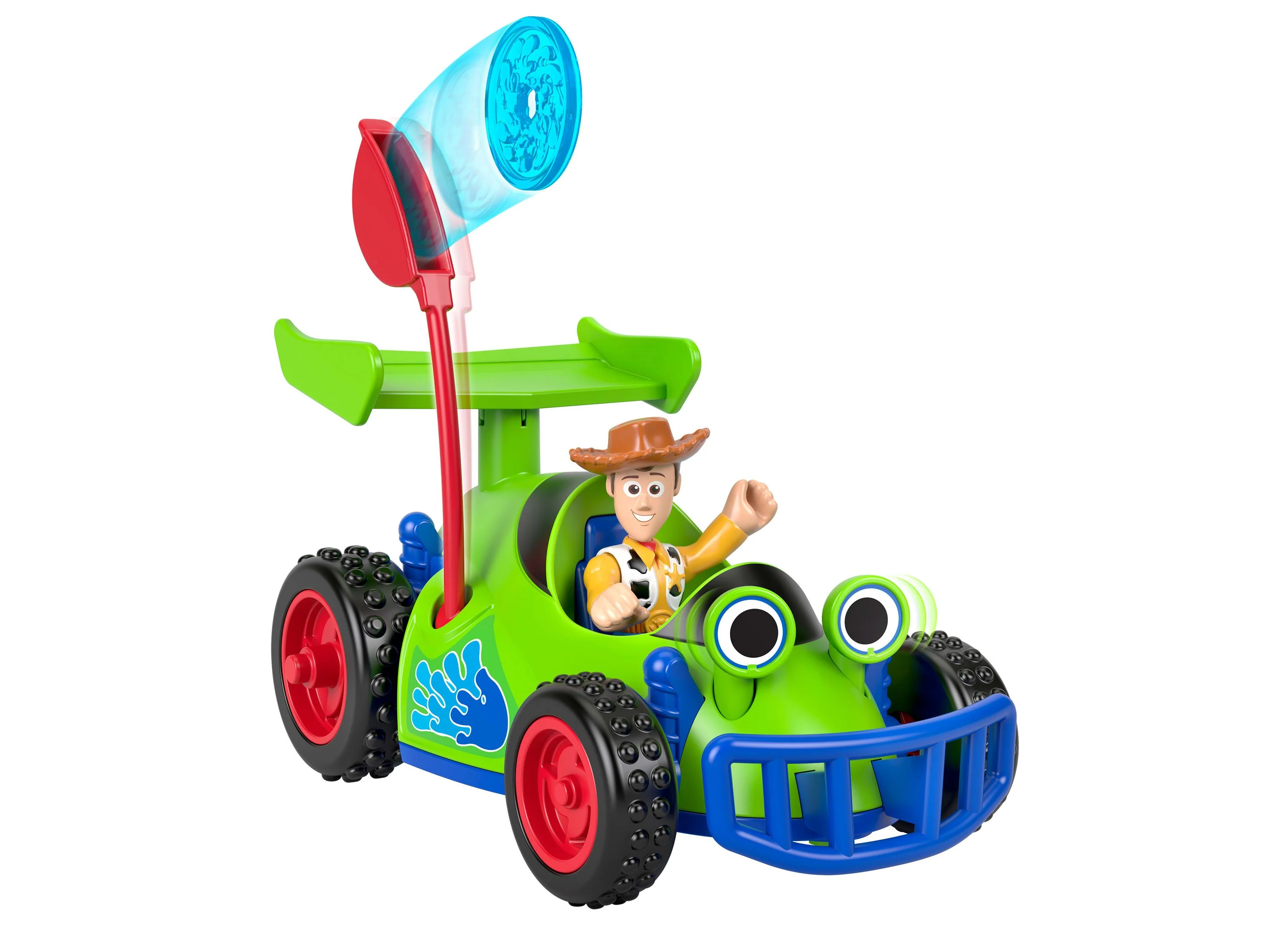 Imaginext Disney Pixar Toy Story Woody & R.C. Playset with 3-Inch Figure - Image 5
