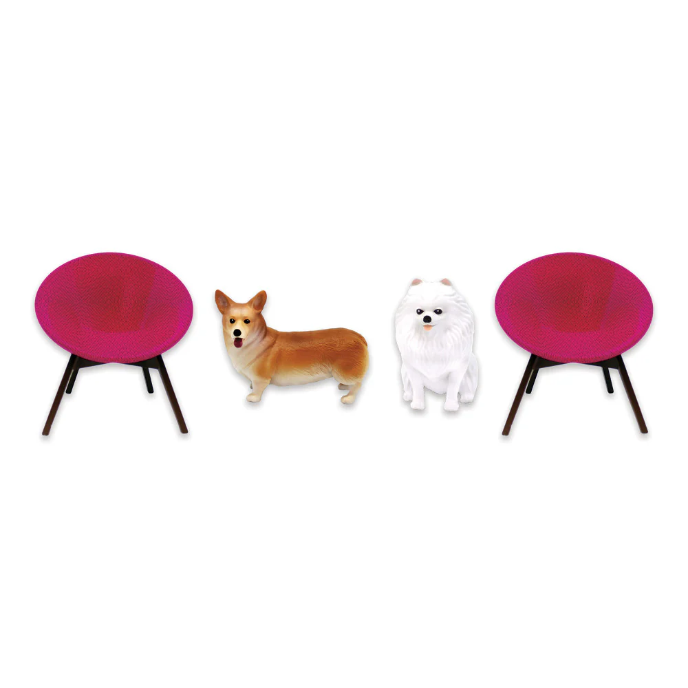 Barbie Dream House Jumbo Imaginmat with Playful Pups - Image 3