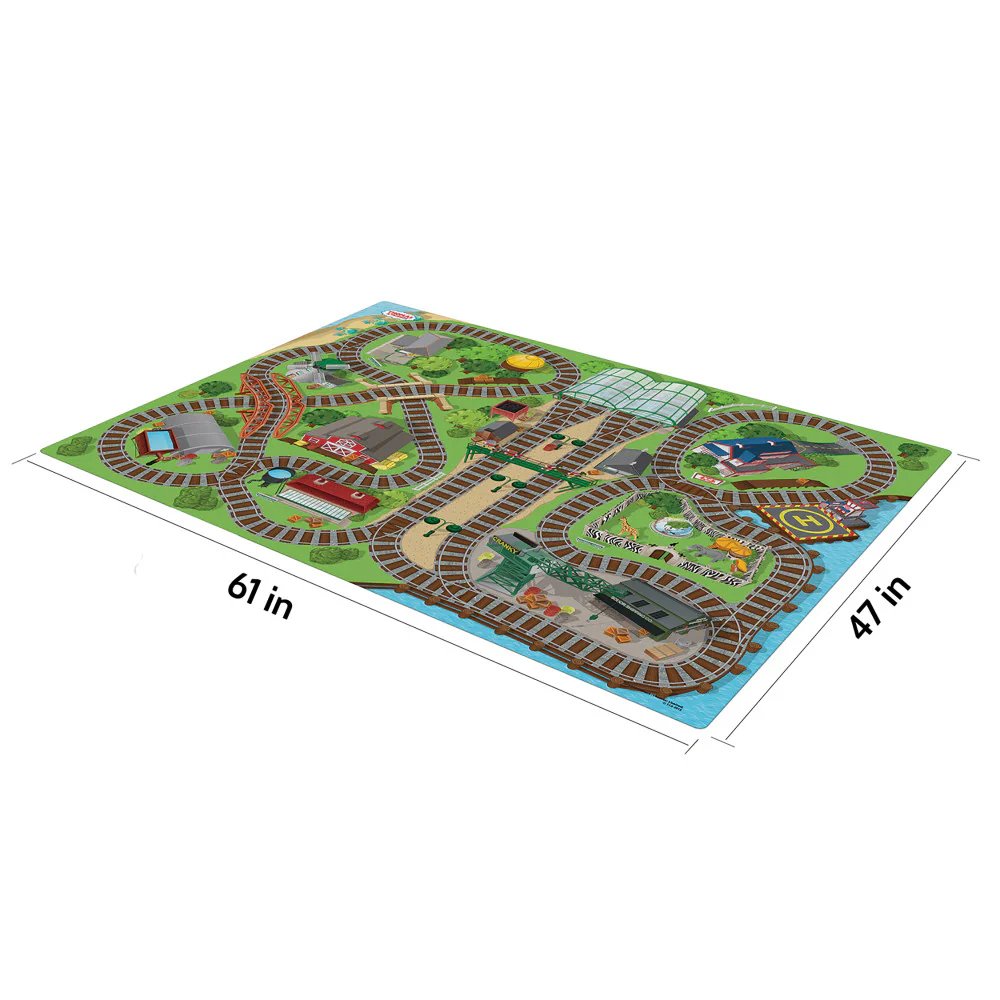 Thomas & Friends Imaginmat Jumbo Playmat with Toy Car, 47 x 61 inches