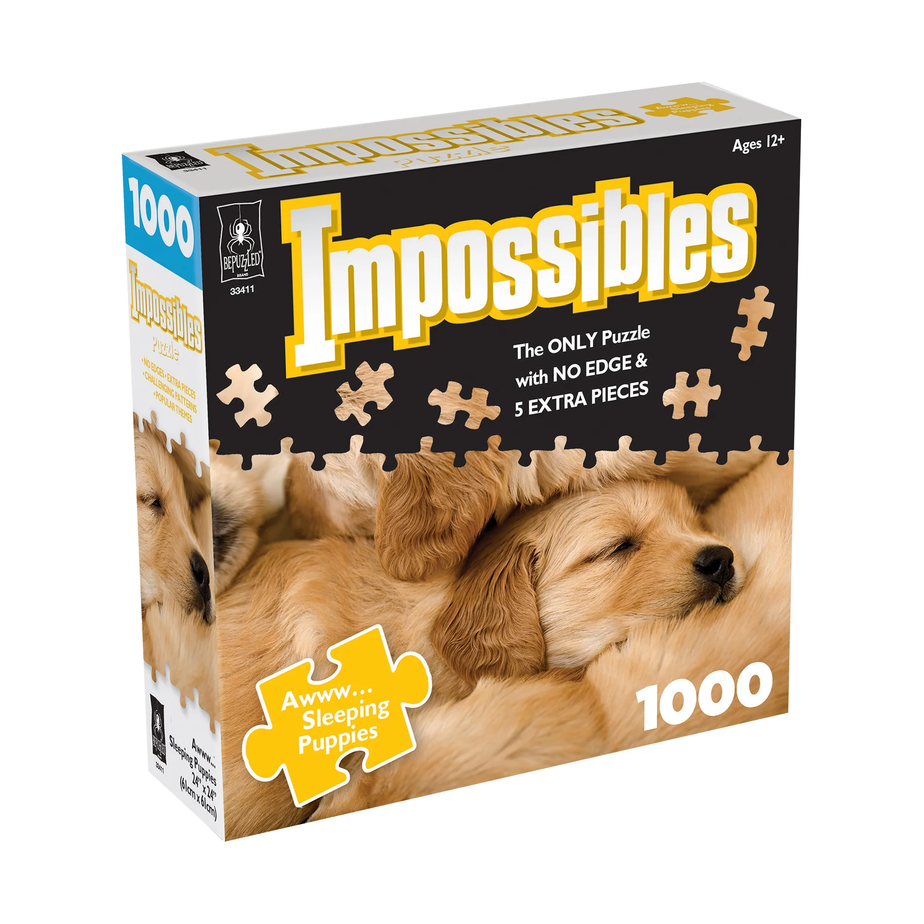 BePuzzled Awww Sleeping Puppies Jigsaw Puzzle - 1000 pc
