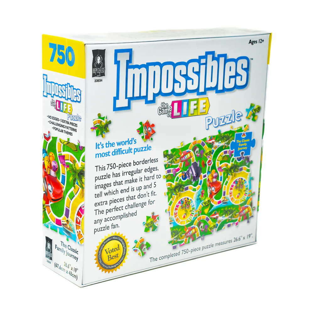Hasbro The Game of Life Impossibles Puzzle - 750 pc - Image 3