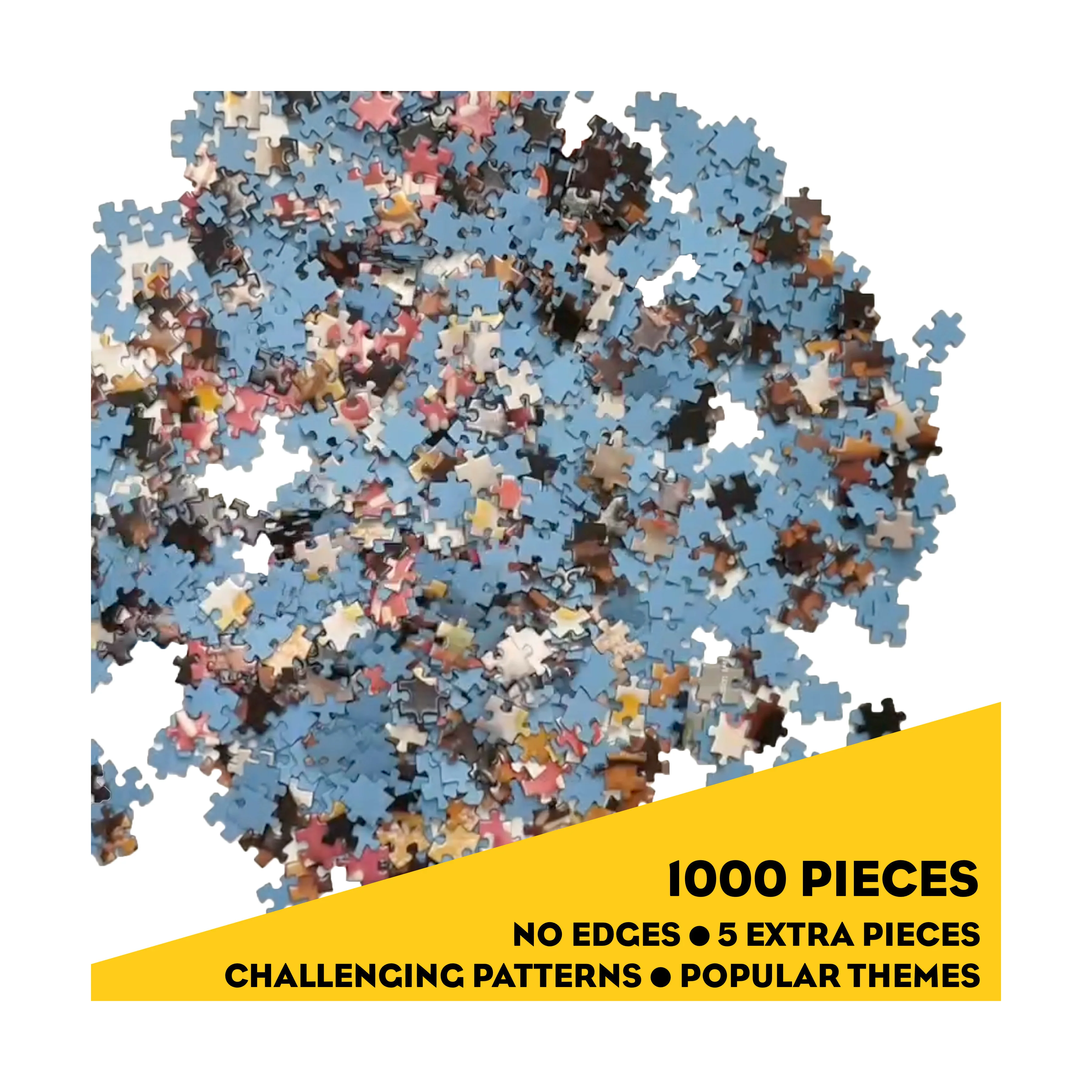 University Games Christmas Rainbow Gradient Impossible Jigsaw Puzzle - 1000 pc - Image 5