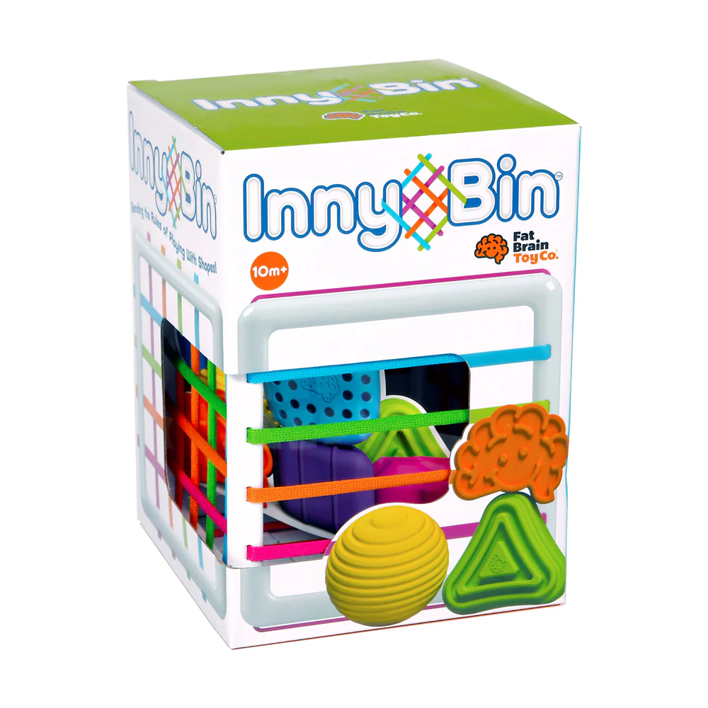 Fat Brain Toy Co. InnyBin – Innovative Shape Sorting Toy