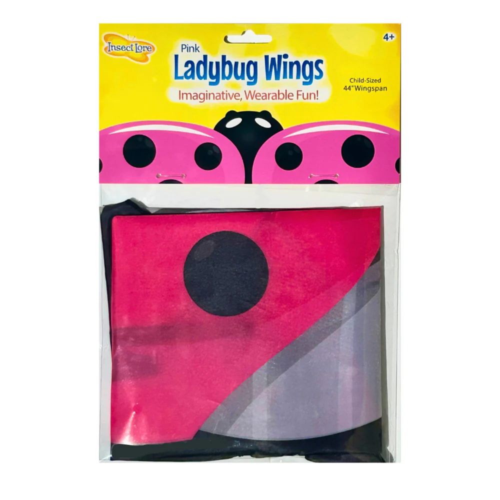 Insect Lore Pink Ladybug Dress-Up Wings for Kids - Image 2