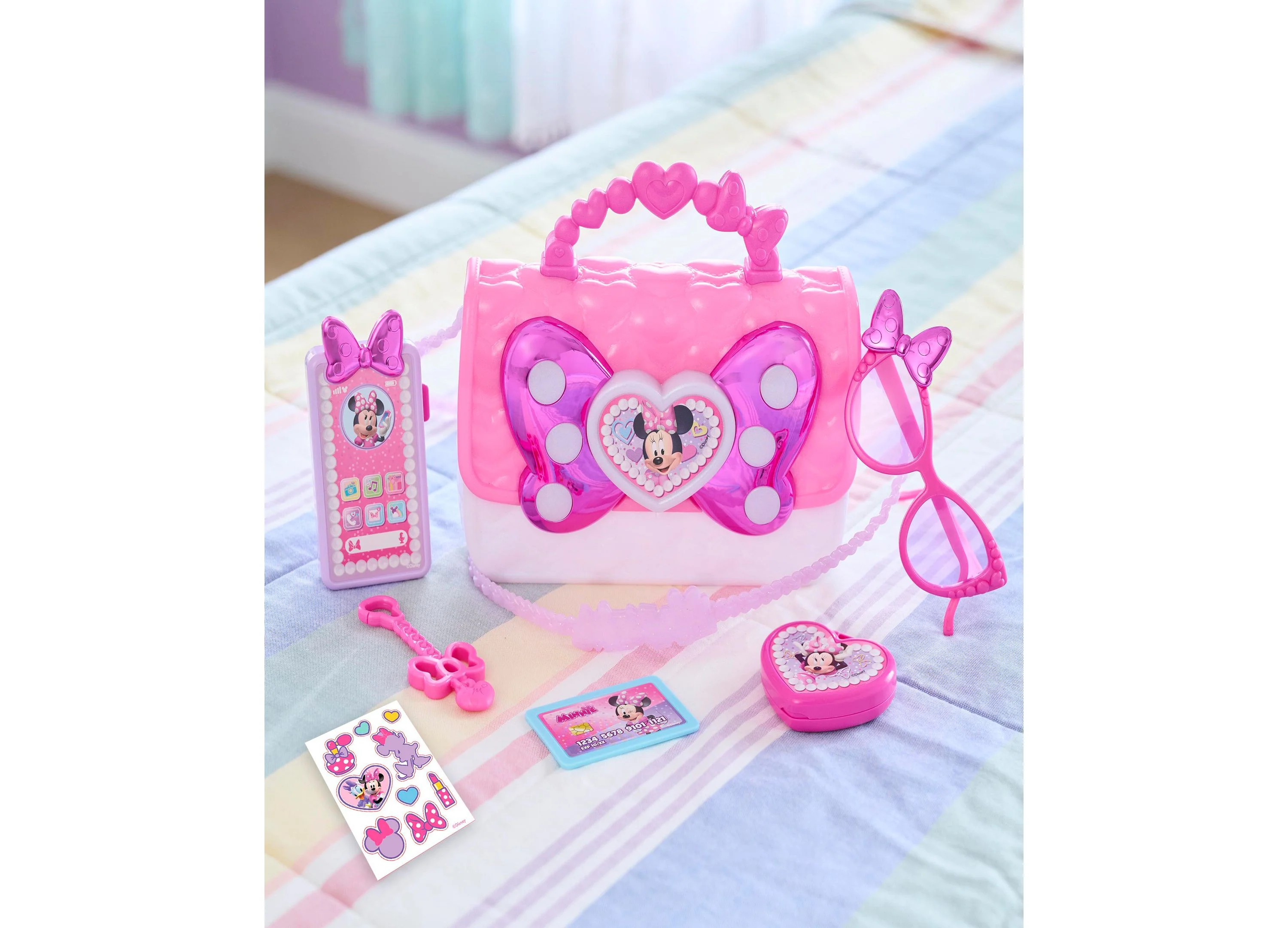 Disney Junior Minnie Mouse Bowfabulous Bag Set with Accessories - Image 4