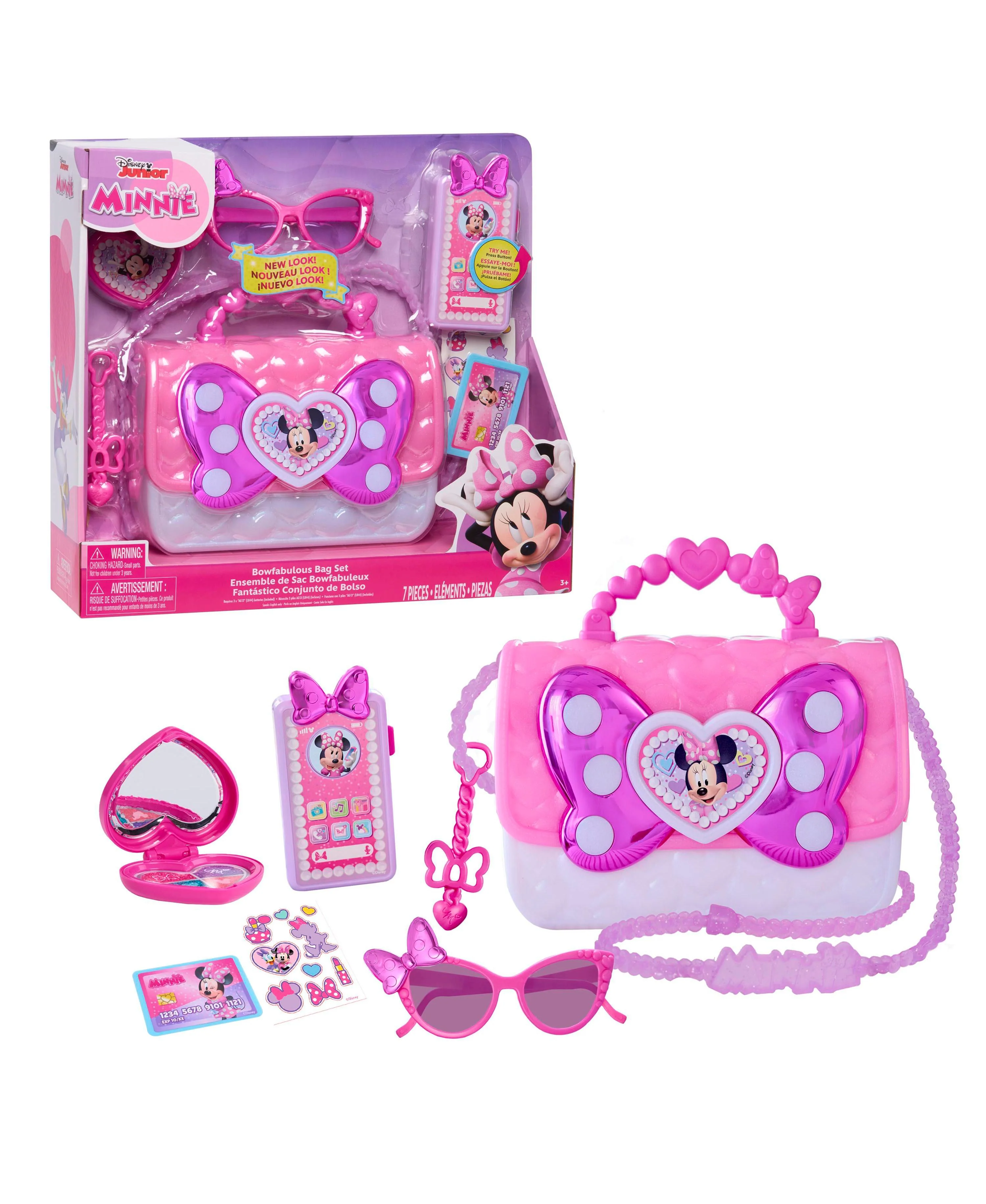 Disney Junior Minnie Mouse Bowfabulous Bag Set with Accessories - Image 6