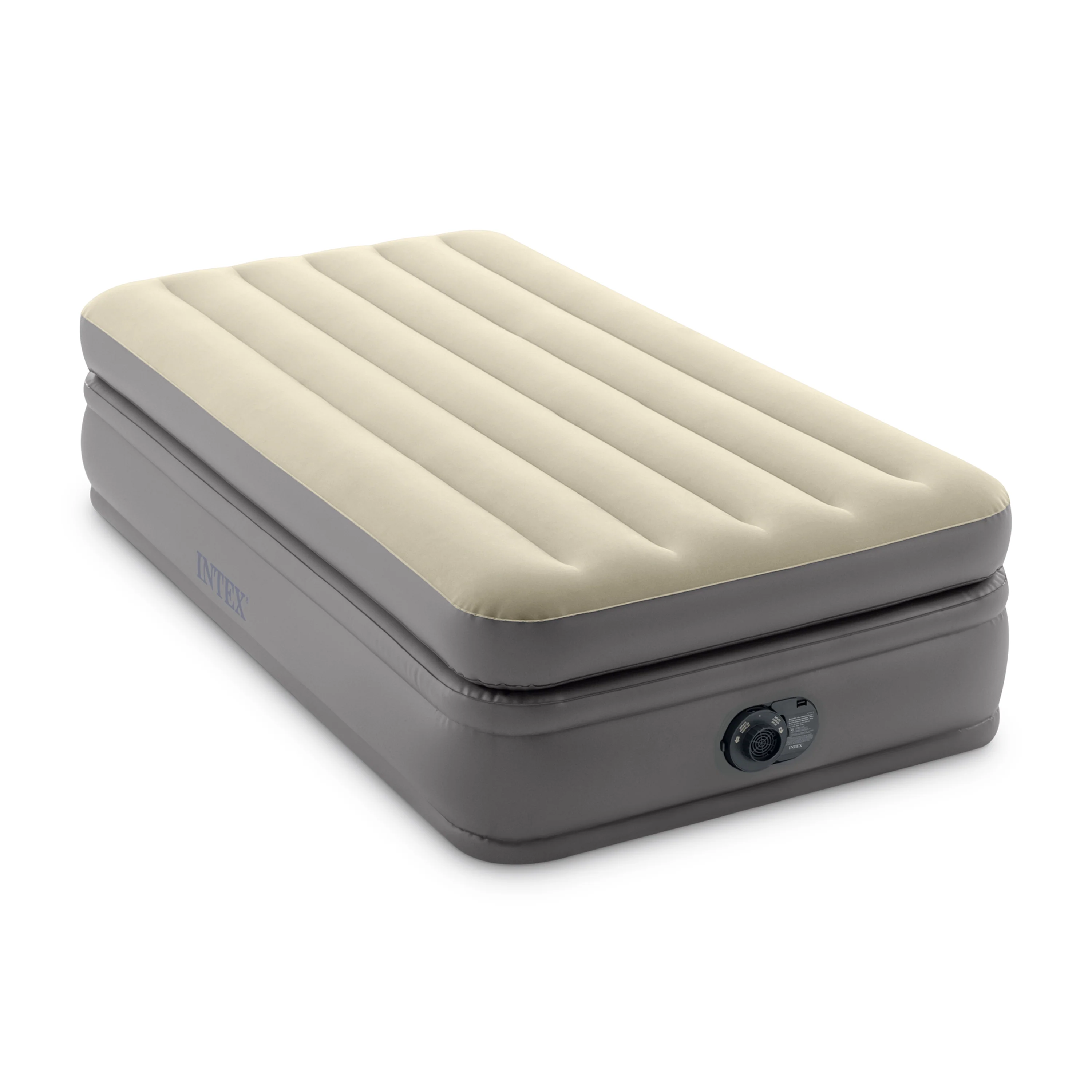 Intex Comfort Elevated Fiber-Tech Twin Airbed – Velvety Soft - Image 2