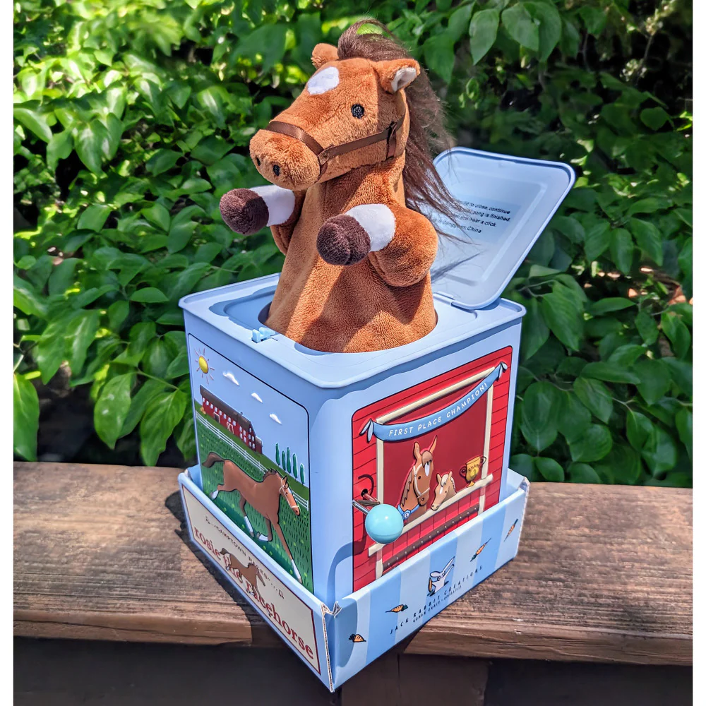 Jack Rabbit Creations Rosie The Racehorse - Classic Musical Jack In The Box - Image 6