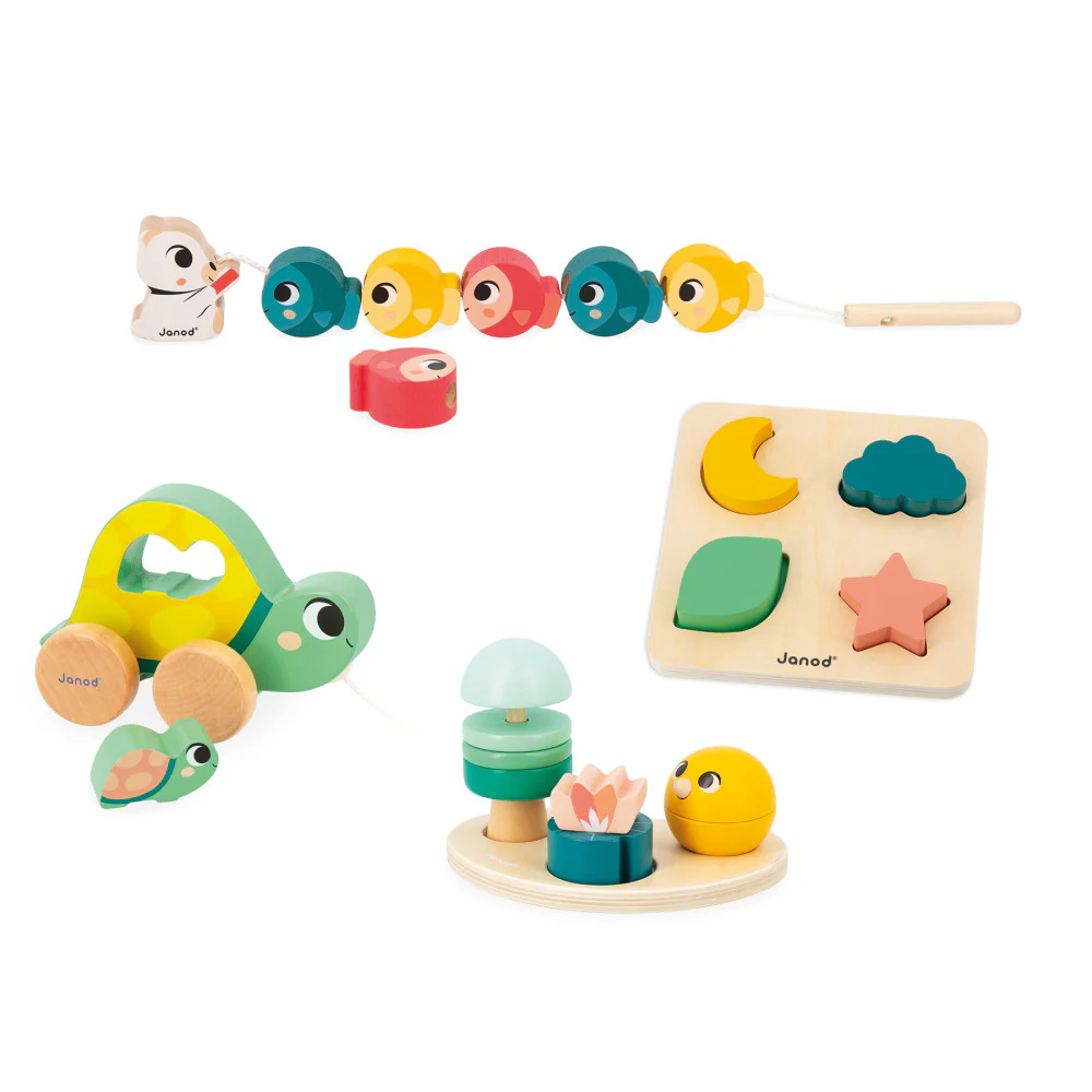 Janod Musical Wonder Toy Box - Assorted Activities for Toddlers - Image 2