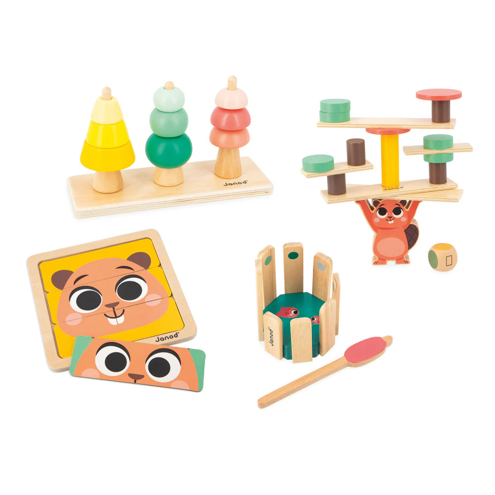 Janod Early Learner's Toy Box – 4 Engaging Activities for Toddlers - Image 2