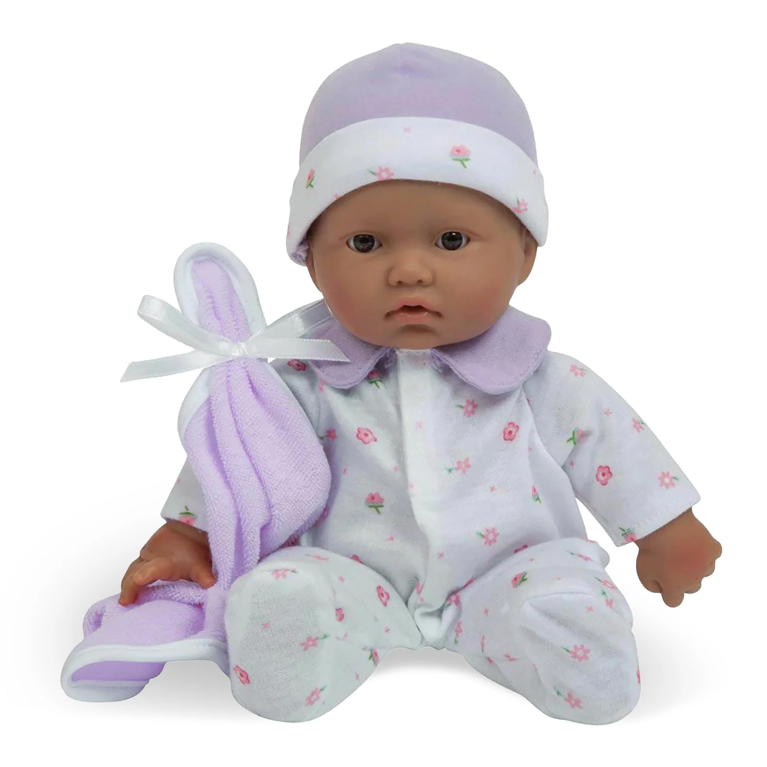 JC Toys La Baby Soft 11-inch Doll with Blue Blanket and Matching Pacifier - Image 2