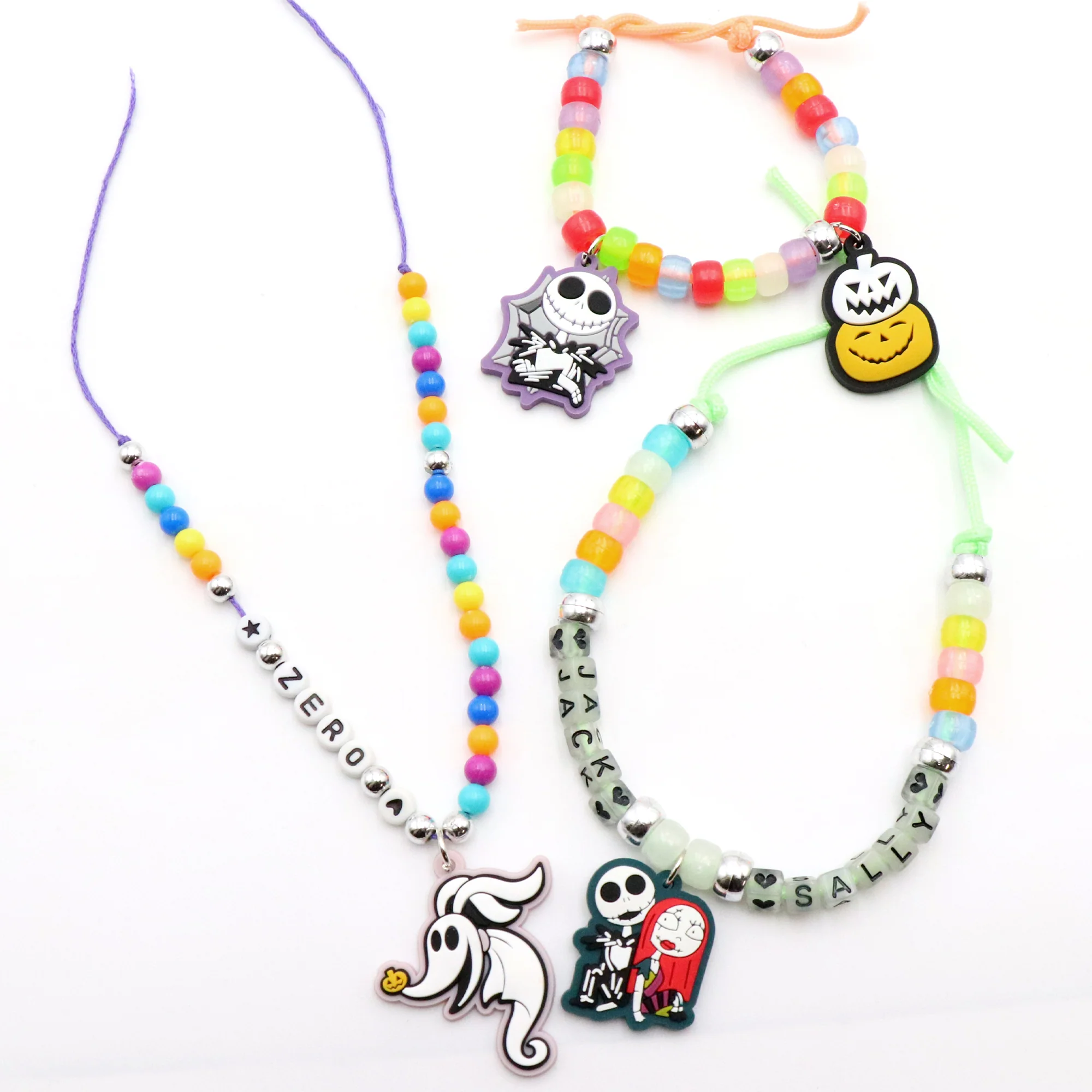Nightmare Before Christmas Glow-In-The-Dark Jewelry Activity Set - Over 1,000 Pieces - Image 3