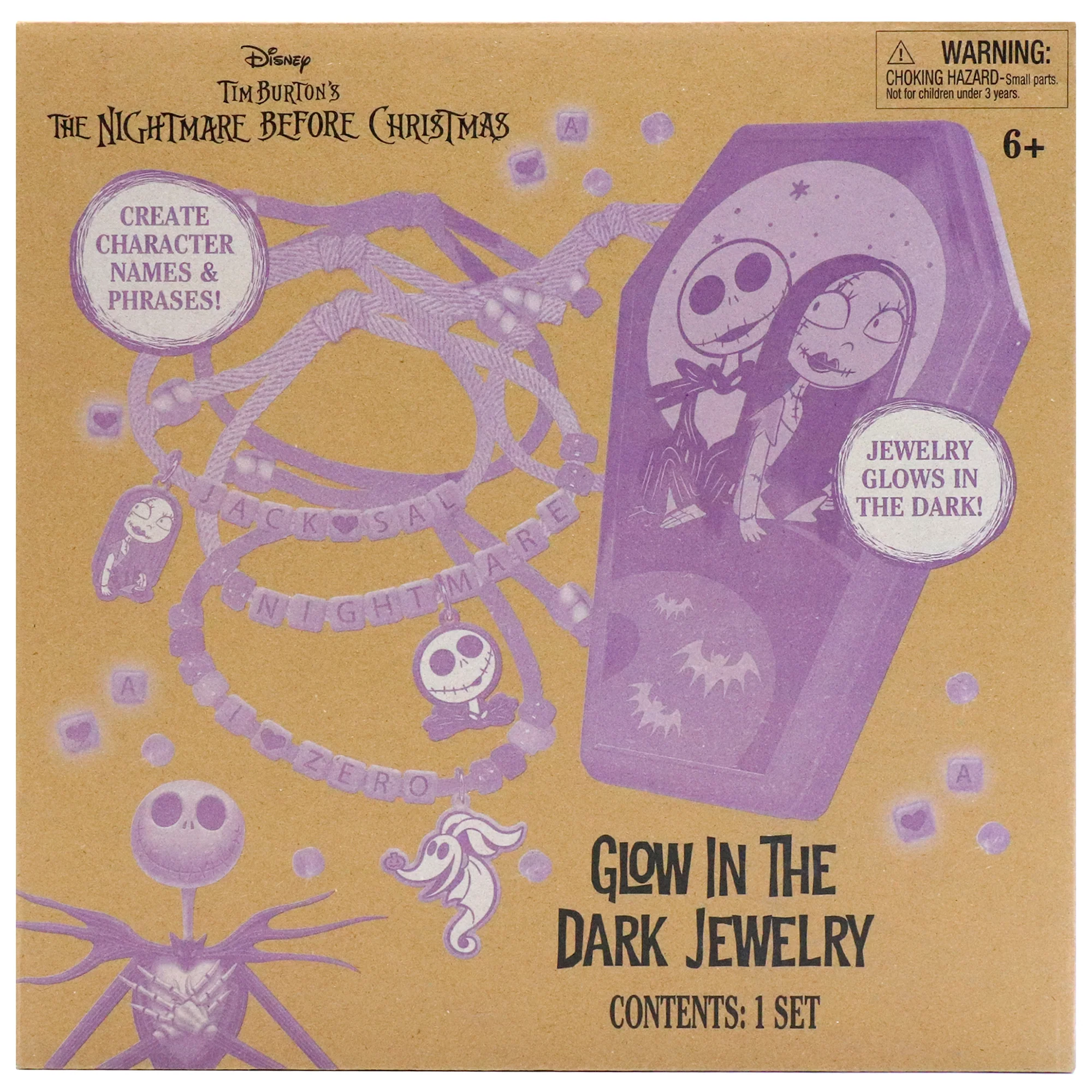 Nightmare Before Christmas Glow-In-The-Dark Jewelry Activity Set - Over 1,000 Pieces - Image 5
