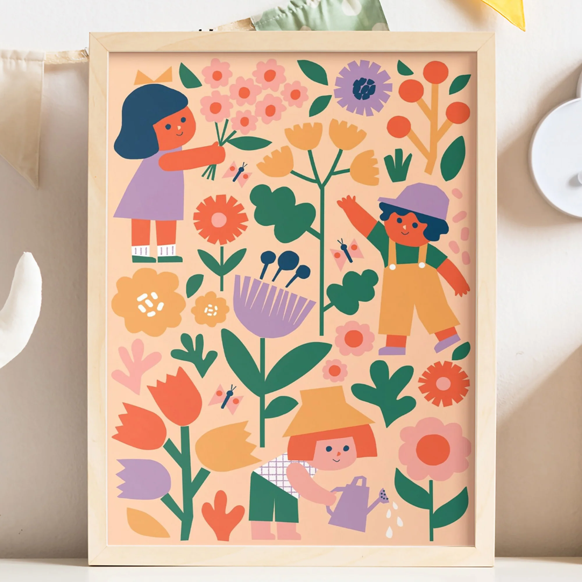 Journey Of Something Flower Patch Paint By Numbers Kit With 18 Paint Pots - Image 5