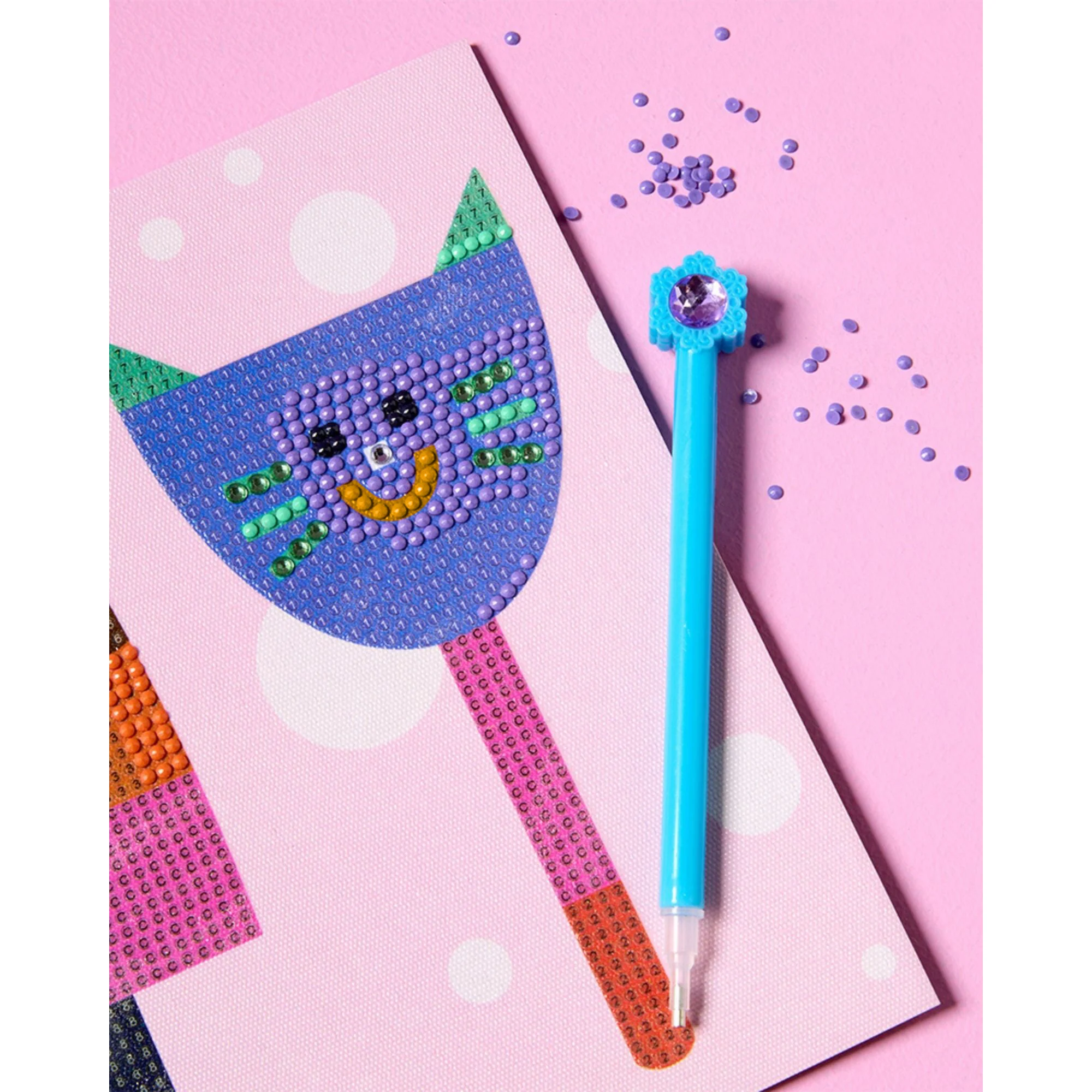 Journey Of Something Sparkle Art Ice Cream Crystal Craft Kit - Over 2,000 Pieces - Image 4