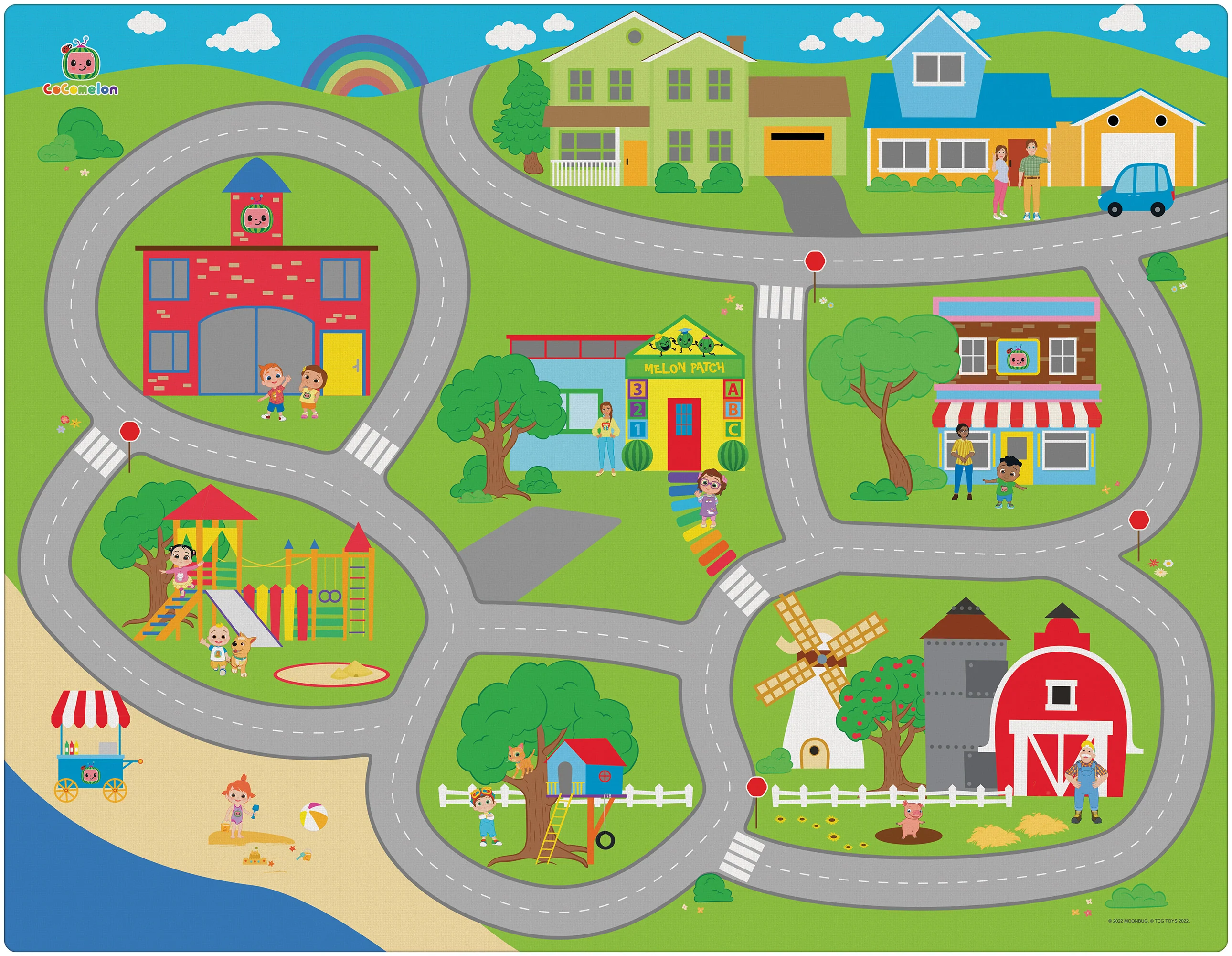 CocoMelon Jumbo MegaMat - Interactive Playmat for Toddlers - Image 2