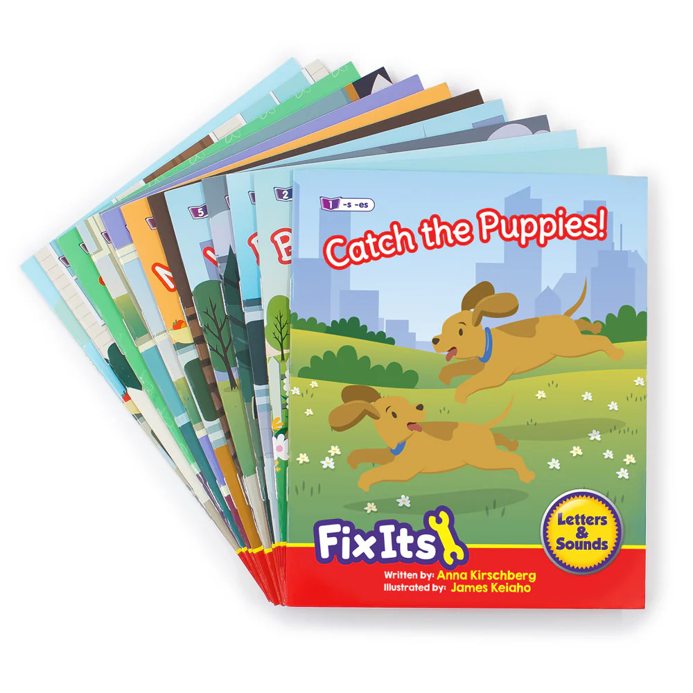 Junior Learning 12-Piece Decodable Readers Set - Suffixes & Prefixes - Image 2