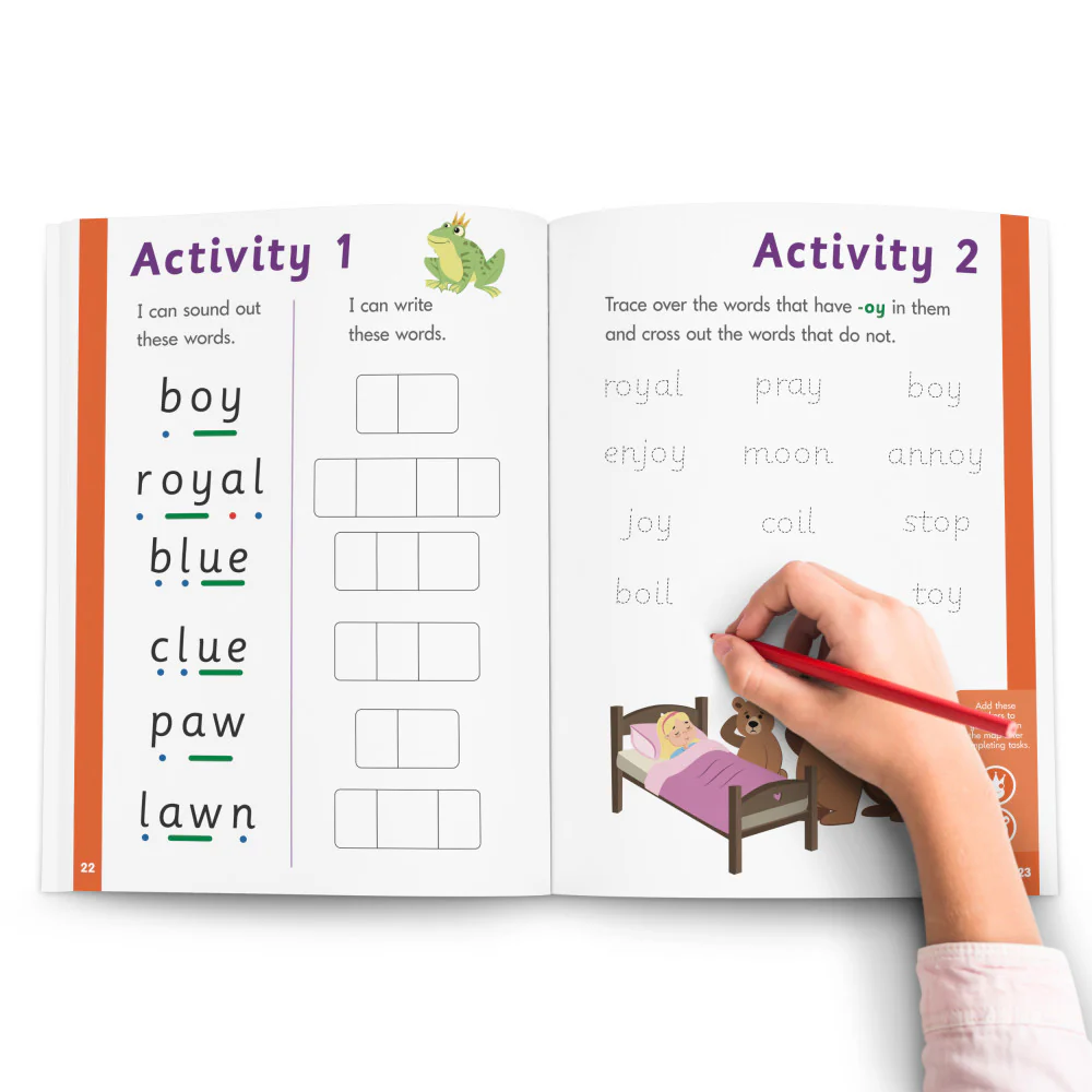 Junior Learning - Phase 5 Vowel Sounds - Educational Workbook - Image 2