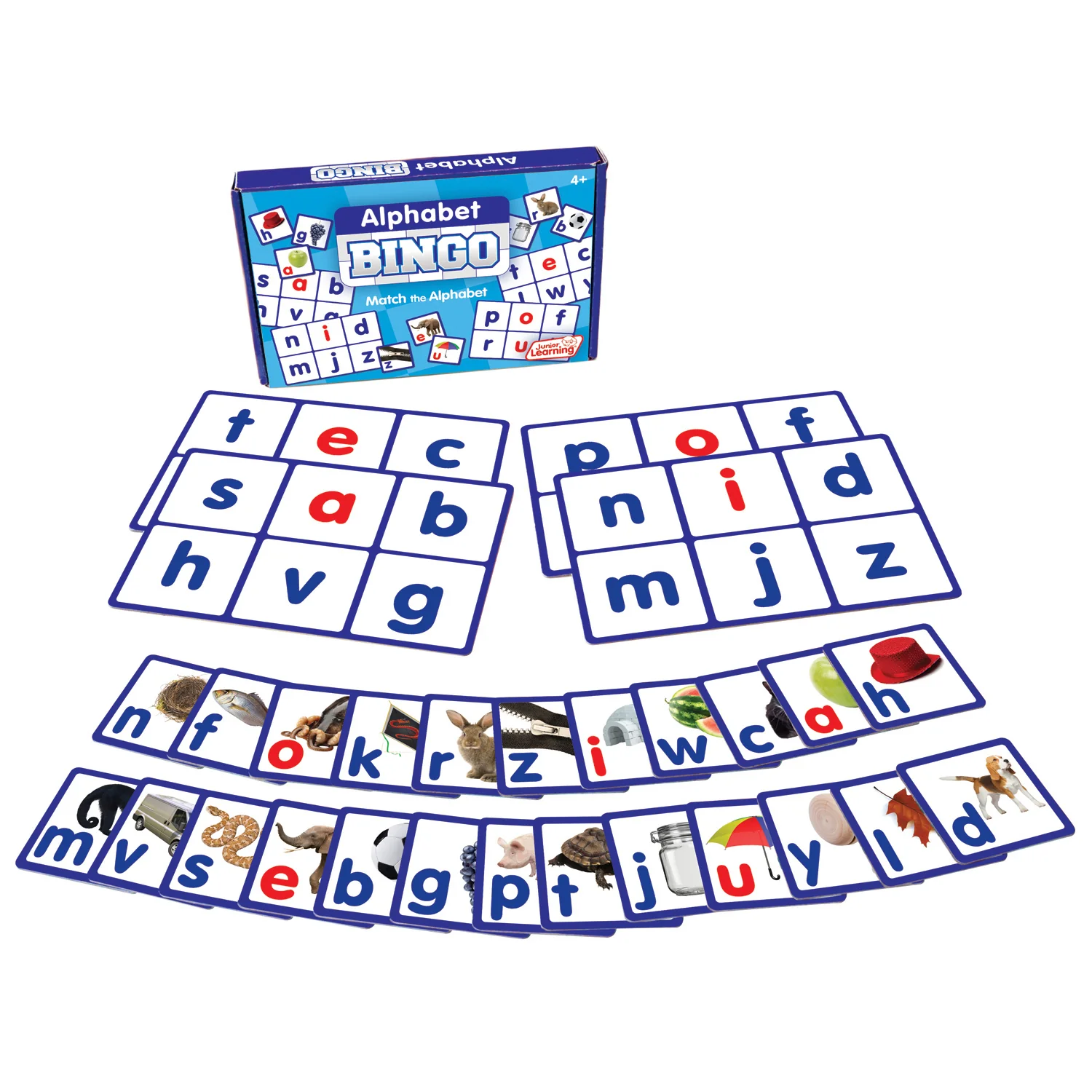 Junior Learning Alphabet Bingo Game - Double Pack - Image 3