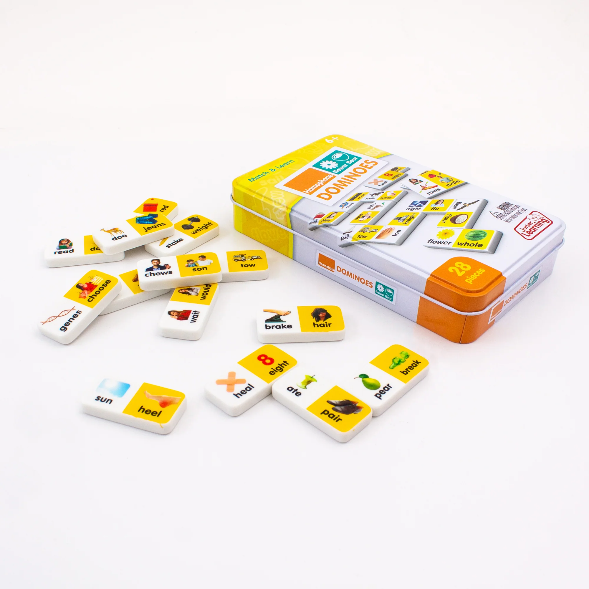 Junior Learning Homophone Match & Learn Dominoes - Dual Pack - Image 5