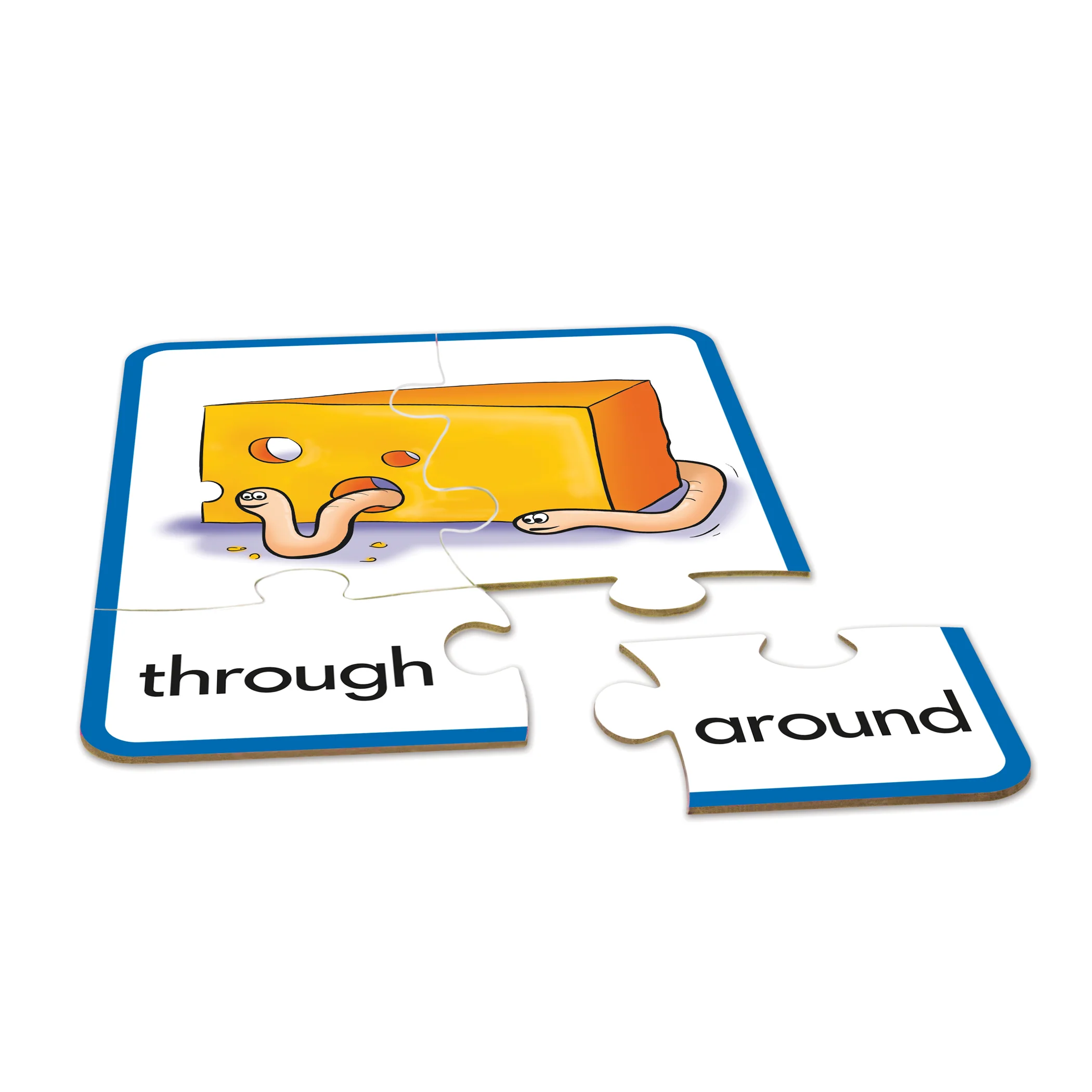 Junior Learning Preposition Puzzles - Multicolored Jigsaw Language Game - Image 3