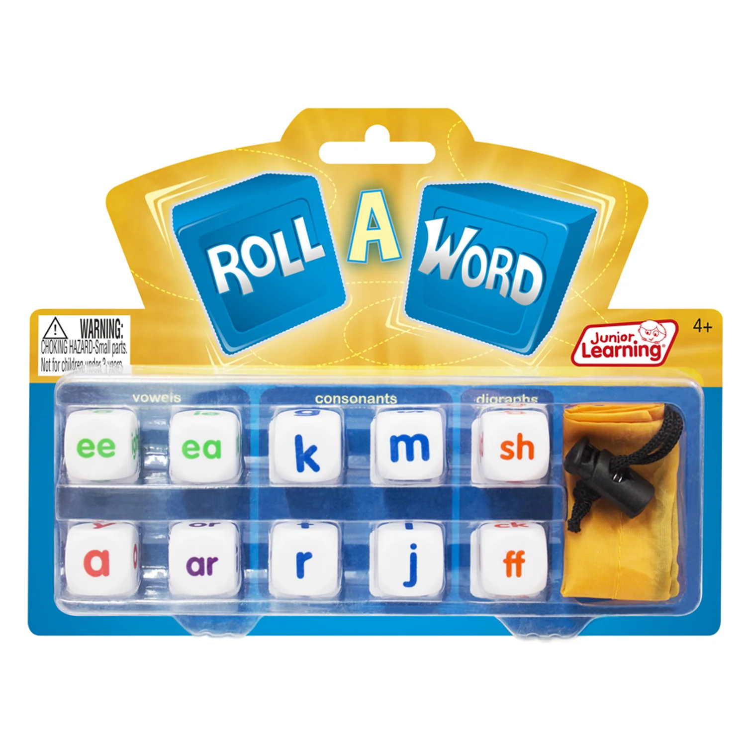 Junior Learning Roll A Word Dice Game - Colorful Educational Toy for Kids - Image 2