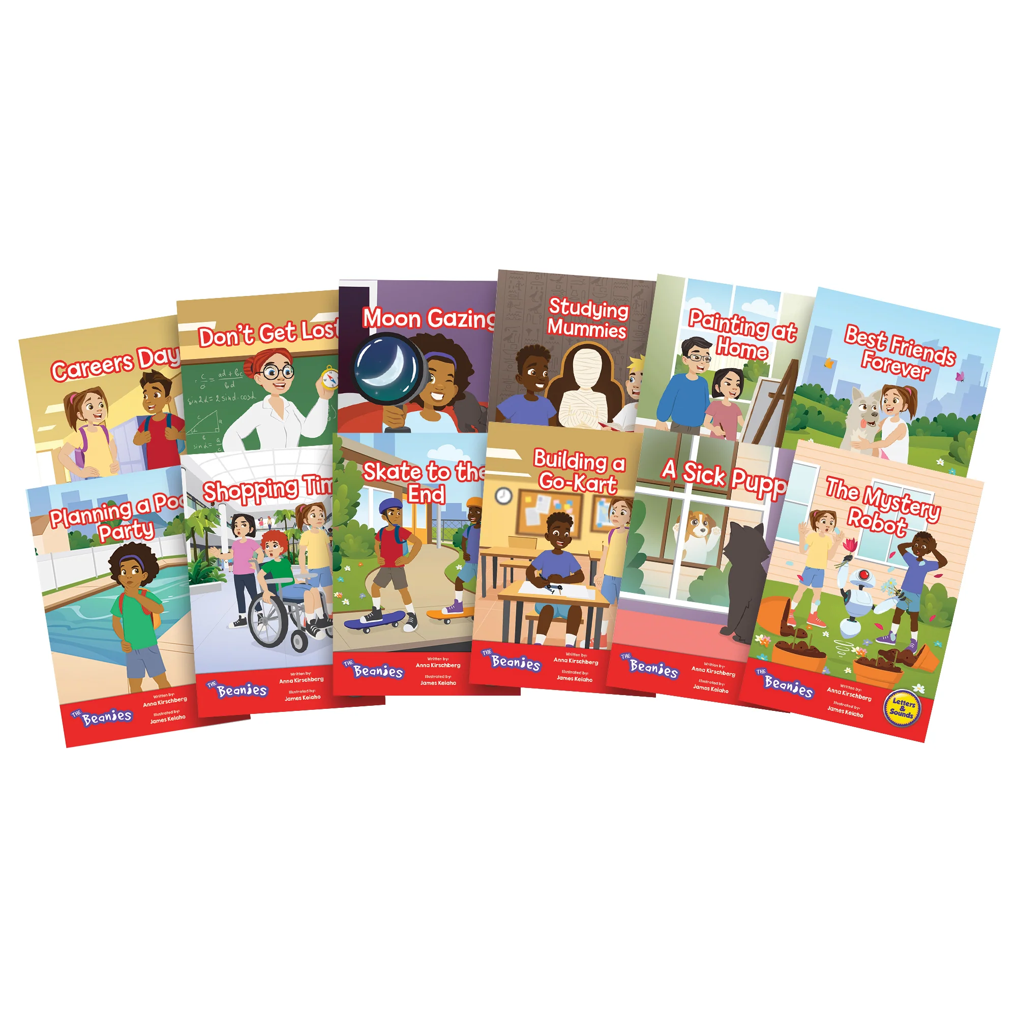Junior Learning Beanies Diversity 12-Book Set - Phase 6 Hi-Lo Decodables - Image 2