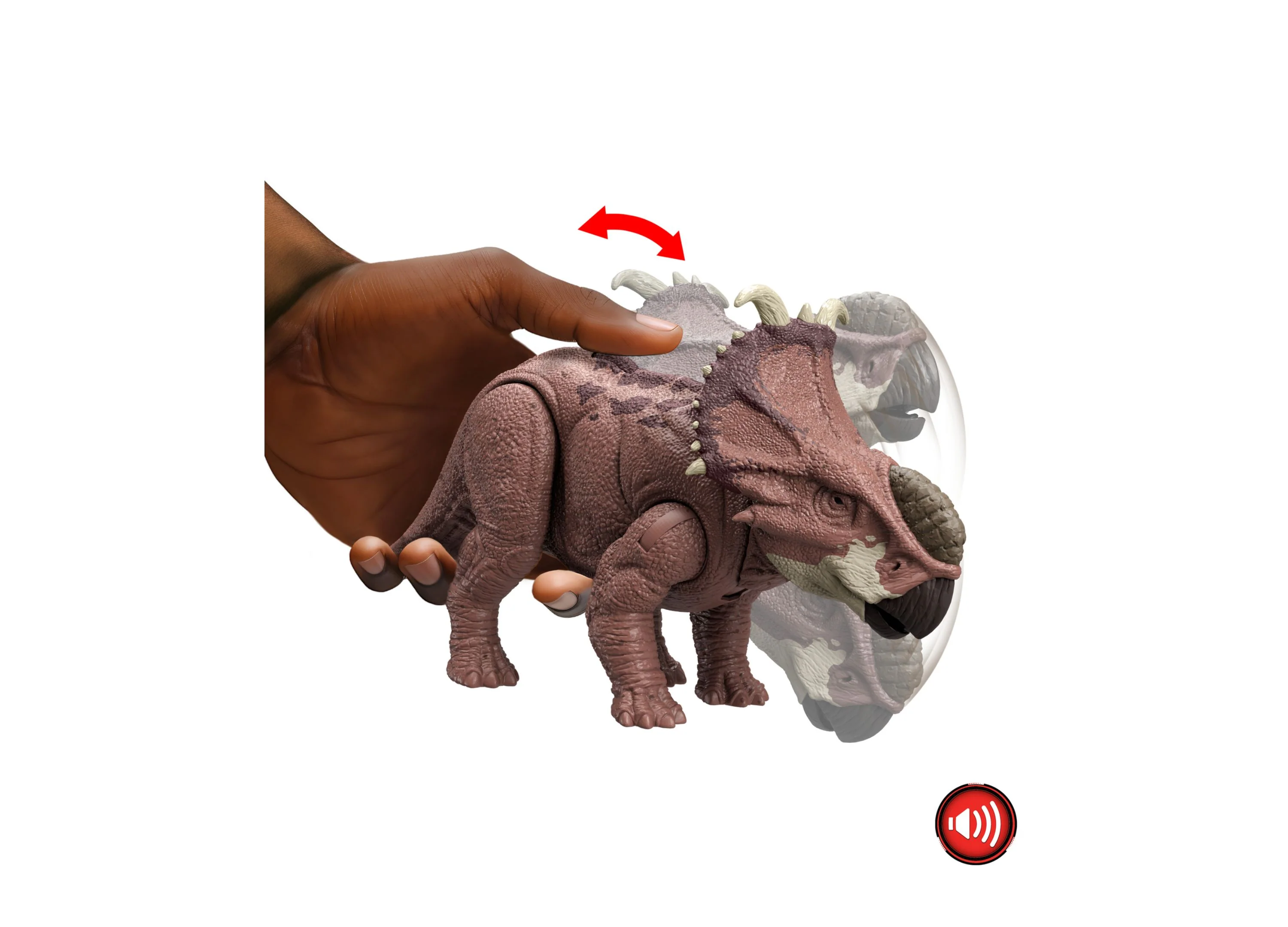 Jurassic Park Wild Roar 10 Inch Action Figure - Pachyrhinosaurus - Image 5