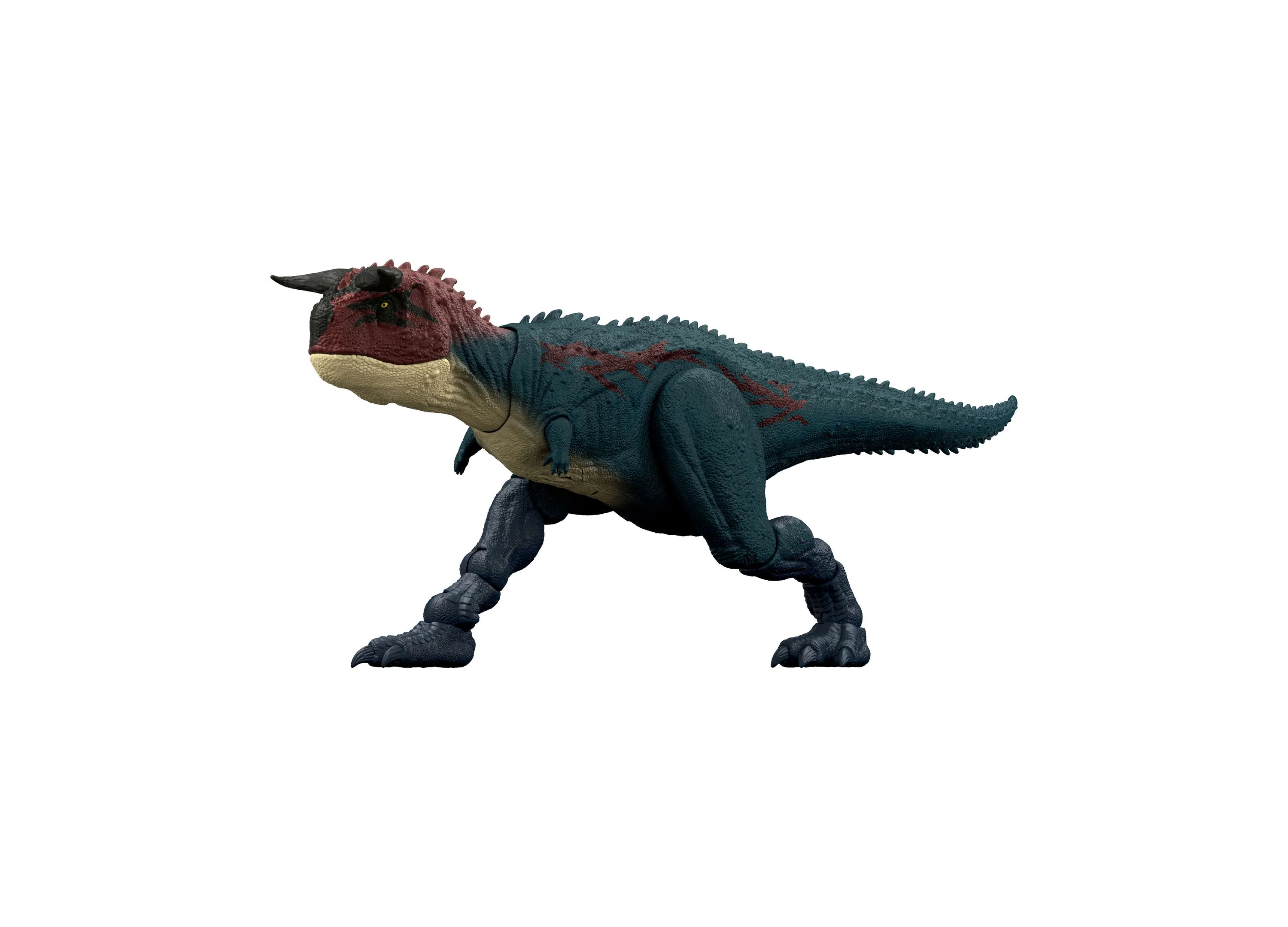 Jurassic World Charge 'N Chomp Carnotaurus Running Roaring Dinosaur Action Figure - Image 5