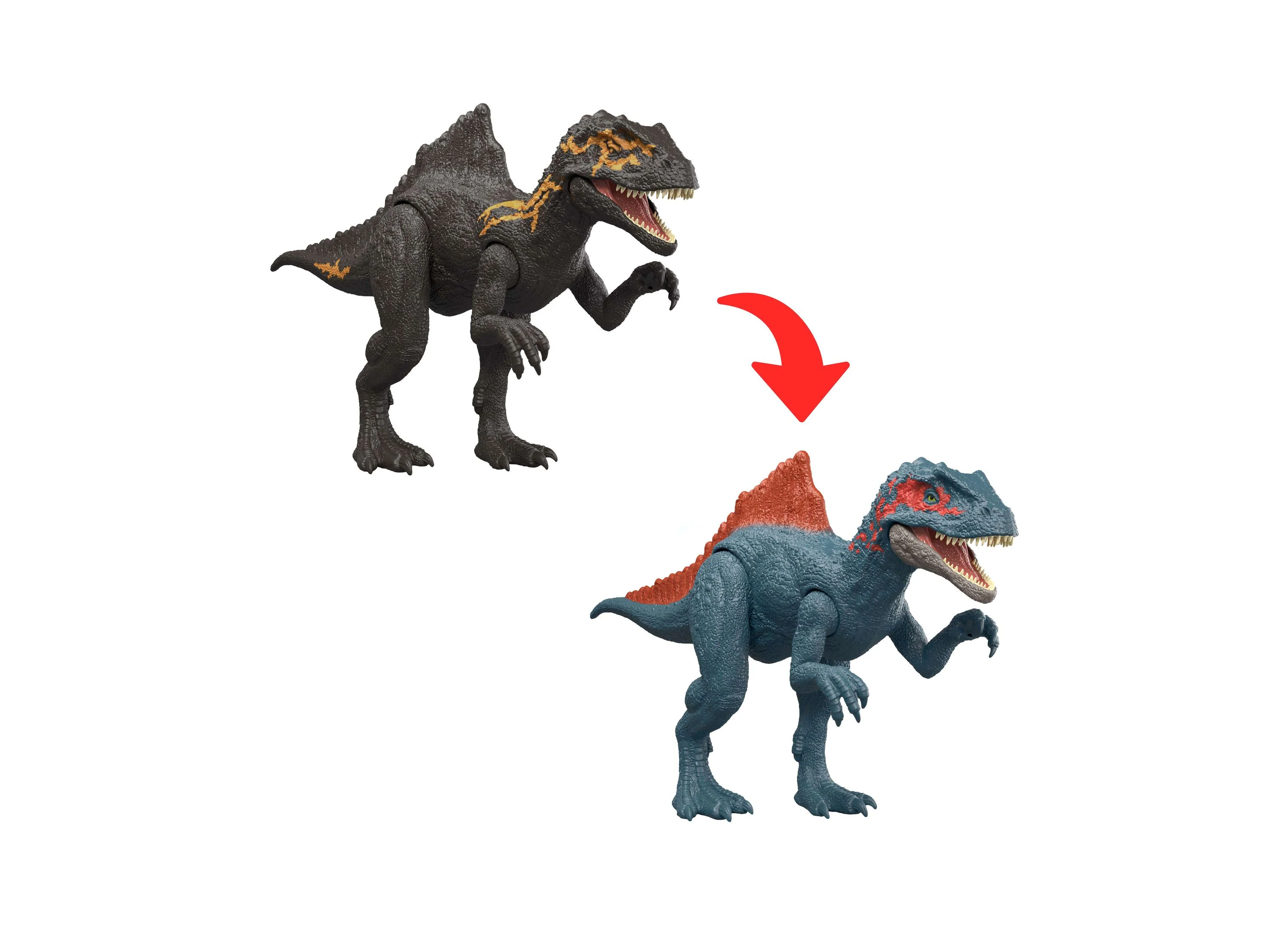 Jurassic World Dino Reveal Deluxe 11-Inch Color Change Dinosaur Figure - Image 4