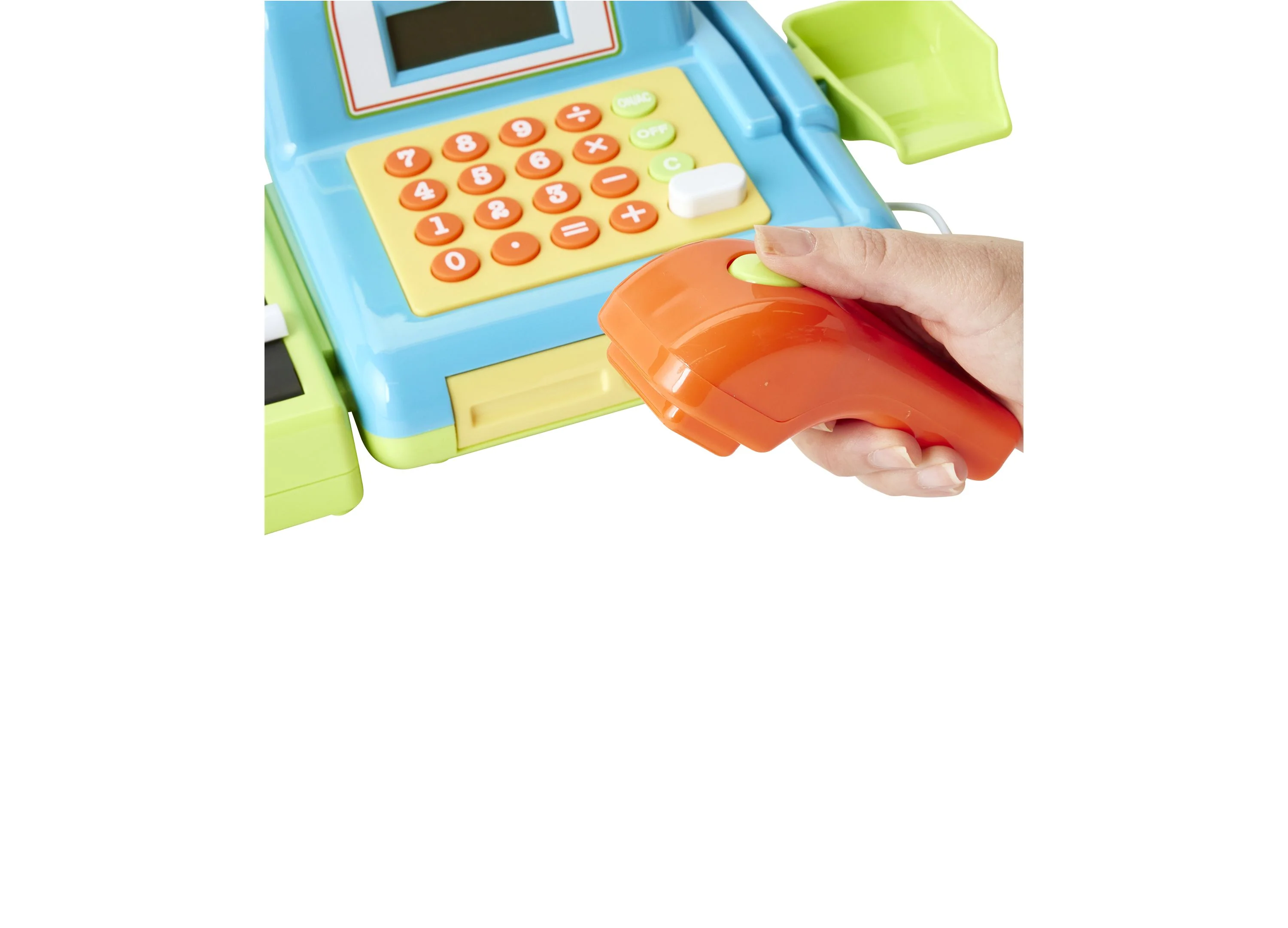 Just Like Home Deluxe Cash Register Set - Interactive Playset - Image 4
